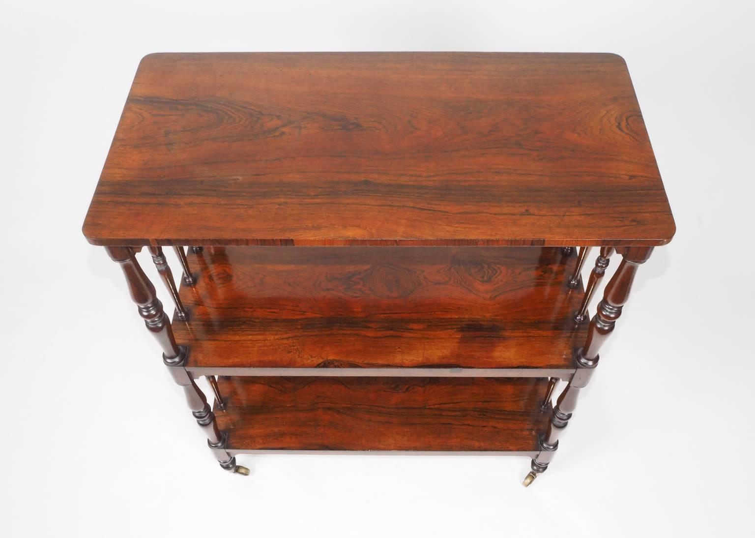 Rosewood Étagère', circa 1820 In Good Condition For Sale In Fremantle, W.Australia