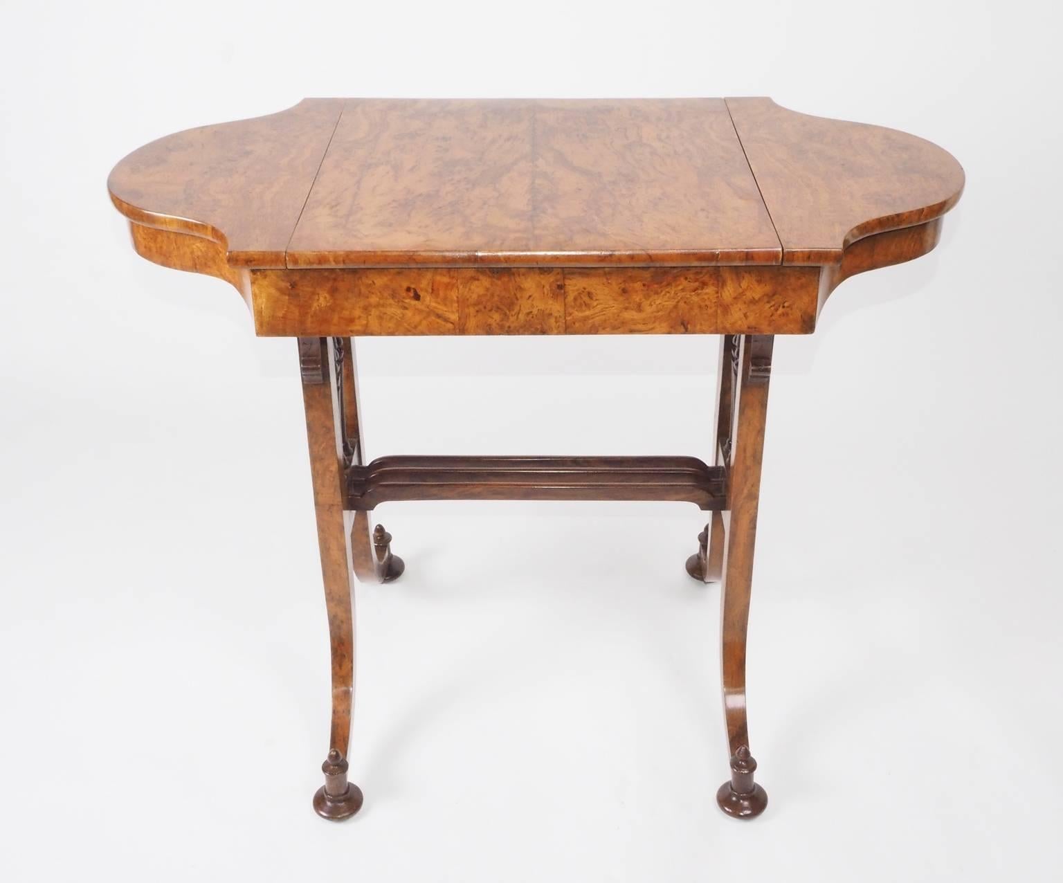 19th Century Pollard Oak Games Table, circa 1825 For Sale