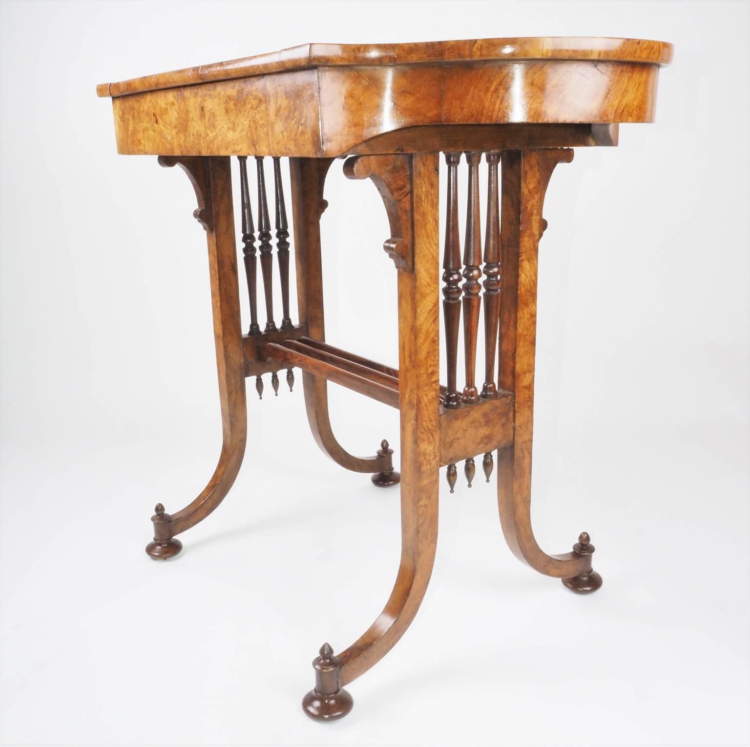 Pollard Oak Games Table, circa 1825 For Sale 2