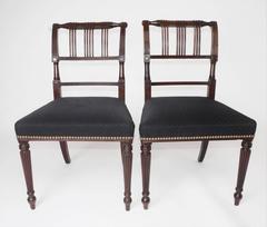 Pair of Mahogany Side Chairs