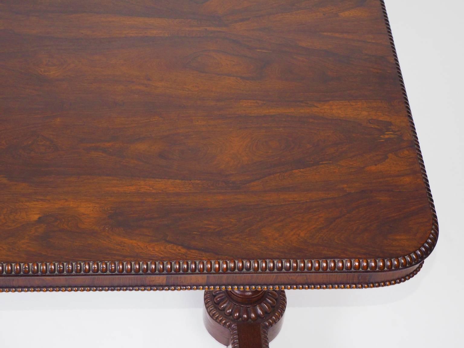 George IV Rosewood Writing Table, circa 1825 For Sale 2
