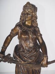 "Judith" French Bronze by Albert Levy