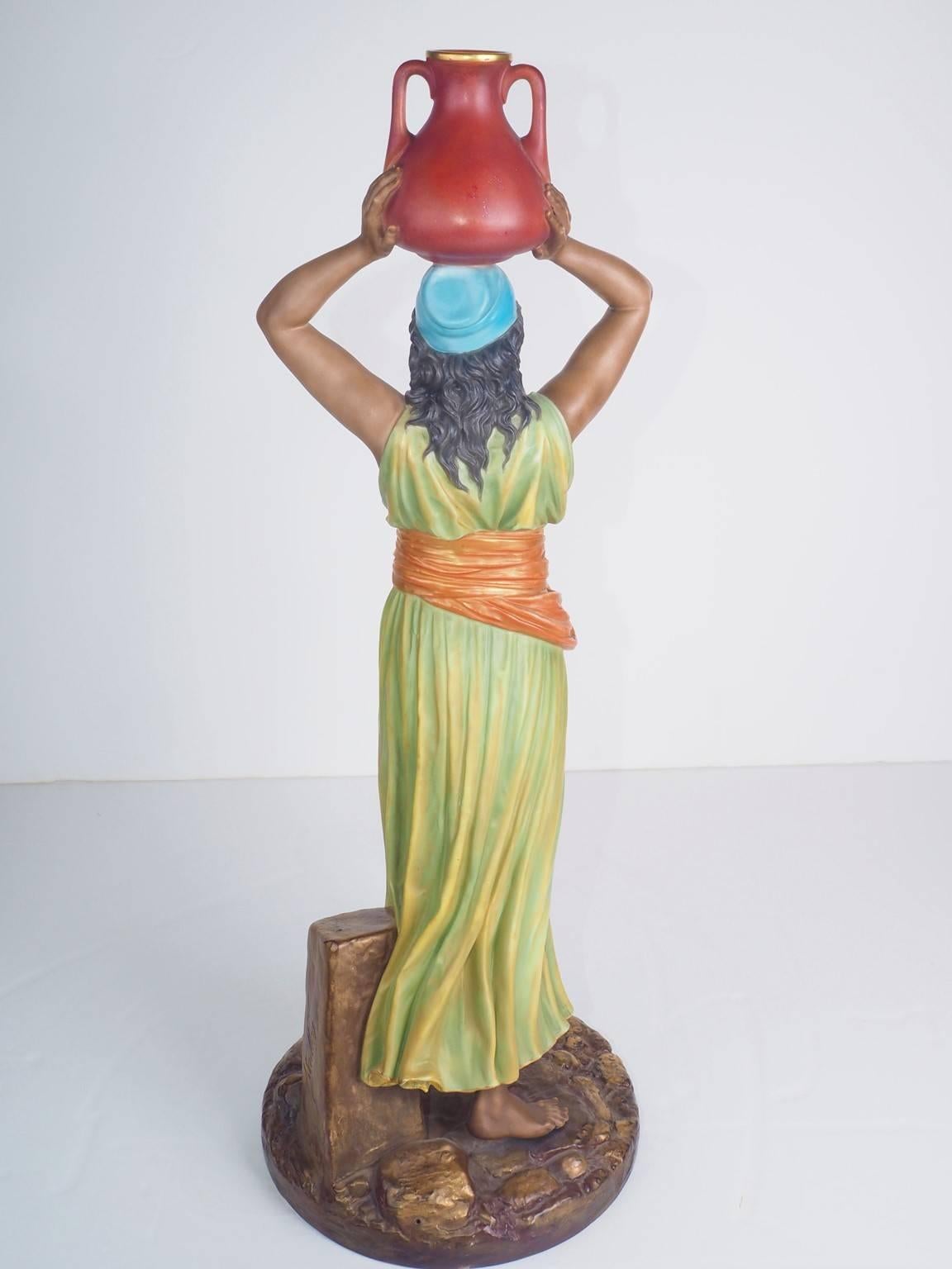 'Water Carrier' Royal Worcester Figure In Excellent Condition In Fremantle, W.Australia