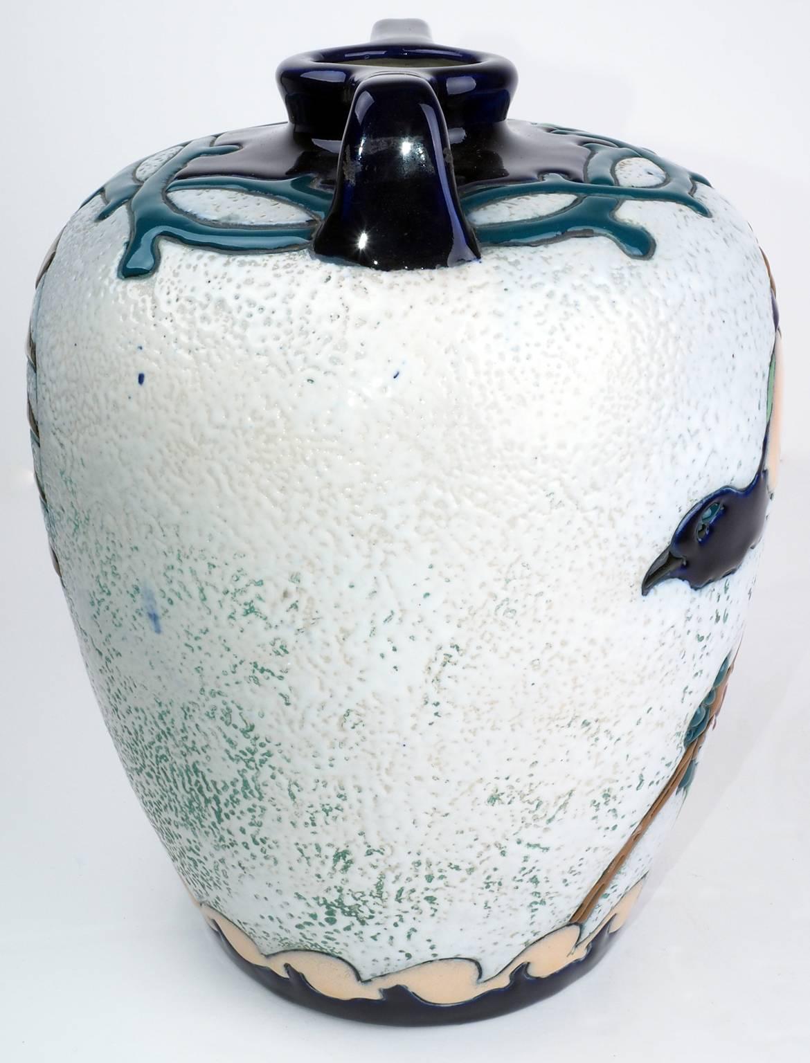 Art Deco Amphora Vase For Sale