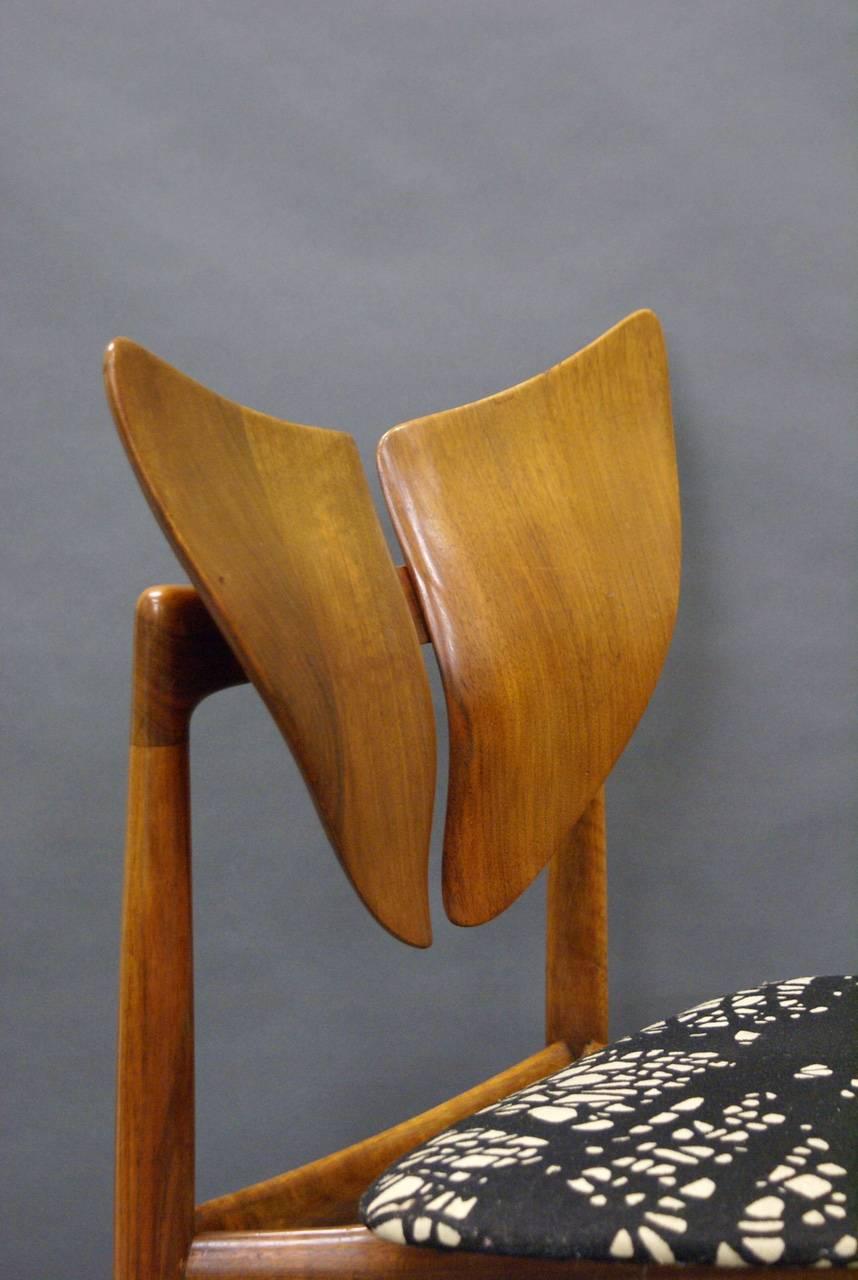 Mid-Century Modern Walnut Butterfly Dining Suite by Kurt Ostervig for Brande Mobler