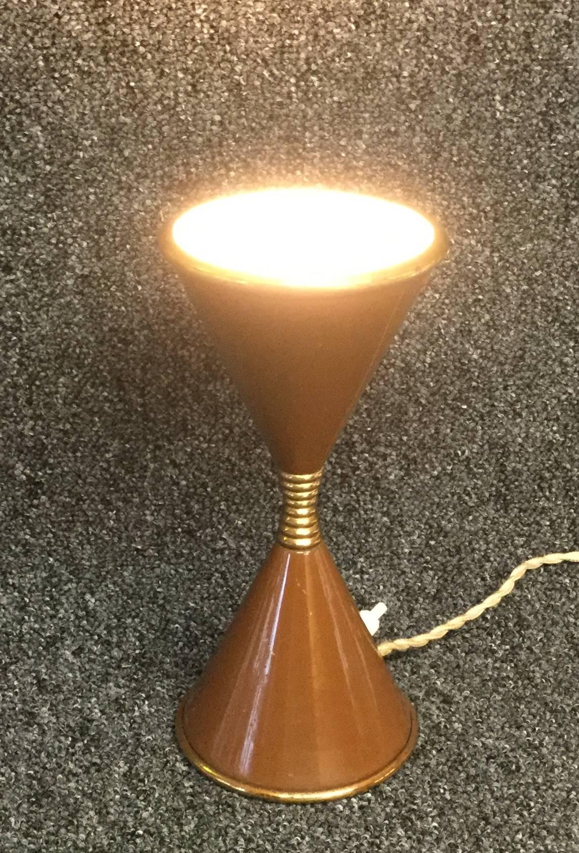 Mid-Century Modern Clessidra Lamp in the style of Angelo Lelli for Arredoluce Monza For Sale