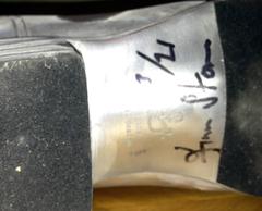 Bota vaquera de aluminio" firmada y numerada de una edición de 21 por Finn Stone