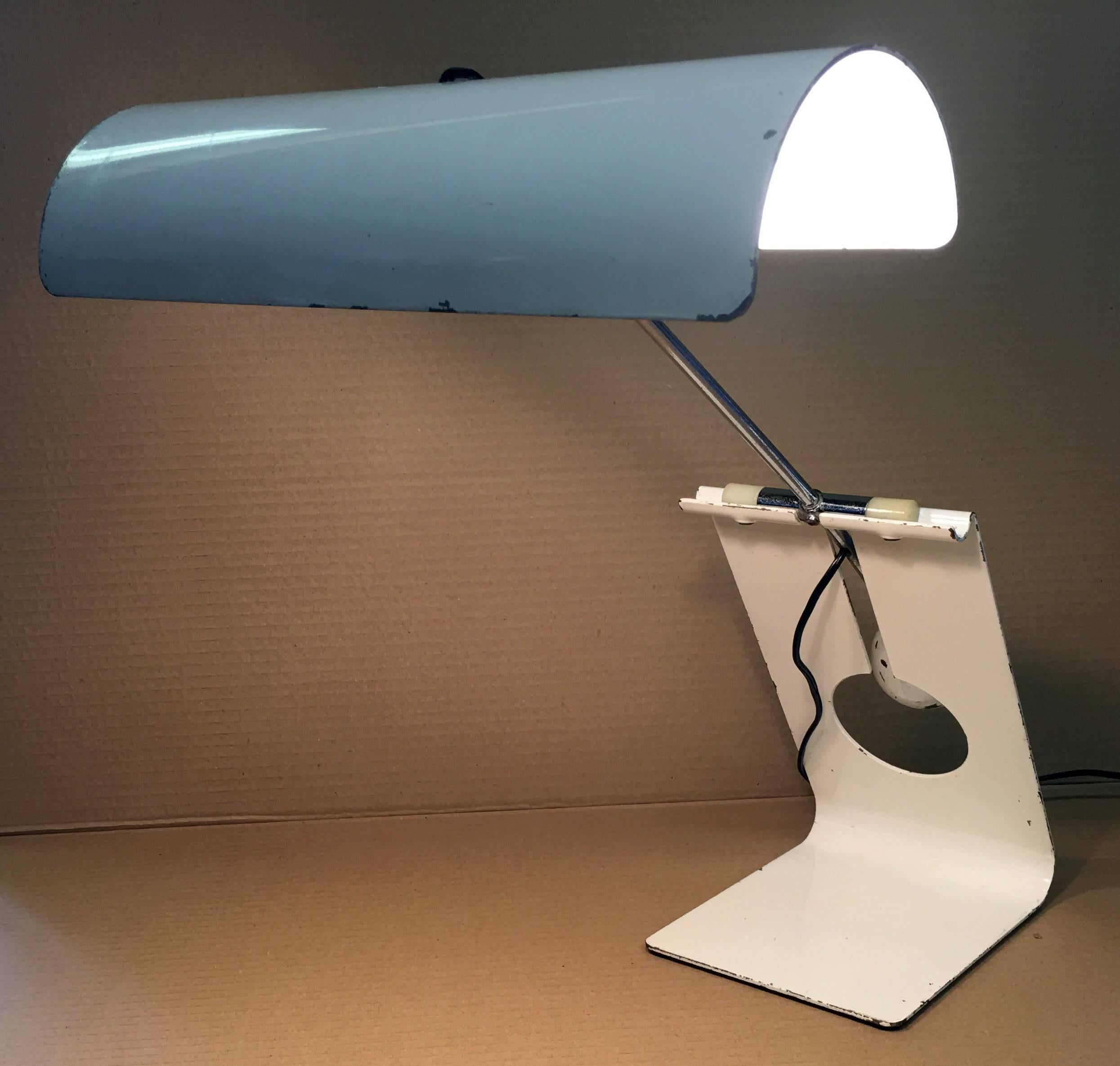 Original Lámpara de Mesa Ajustable Vintage Picchio de Mauro Martini Moderno de mediados de siglo en venta