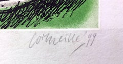 Litografía en color de edición limitada firmada, numerada y fechada por Corneille
