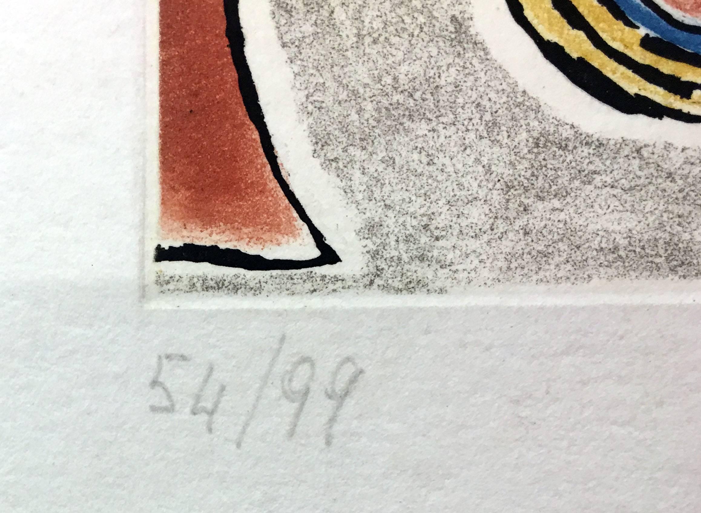 Signierte, nummerierte und datierte farbige Lithographie in limitierter Auflage von Corneille (Moderne) im Angebot