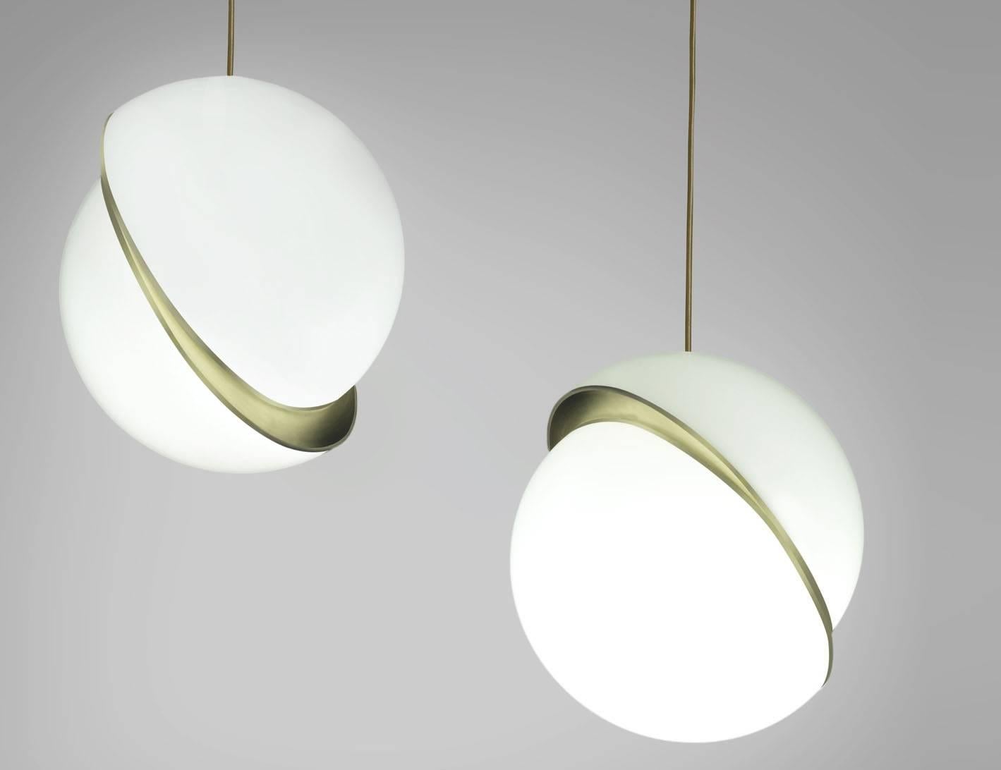 Modern Pair of Lee Broom Design Pendant Lamps