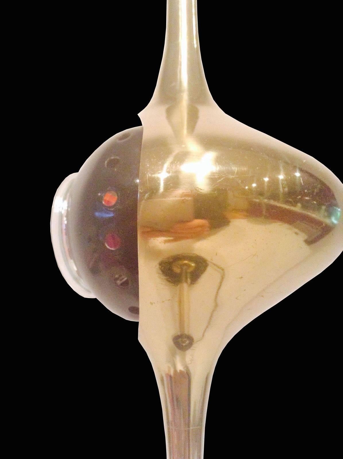 Brass Cobra Lamp by Angelo Lelli for Arredoluce