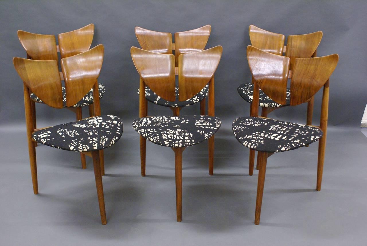 Mid-20th Century Walnut Butterfly Dining Suite by Kurt Ostervig for Brande Mobler