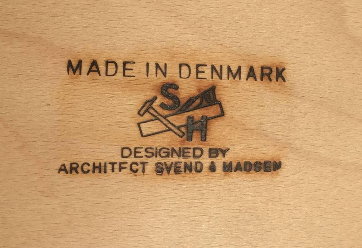 Mid-Century Modern First Edition Teak Desk by Svend Aage Madsen for Sigurd Hansen Mobelfabrik
