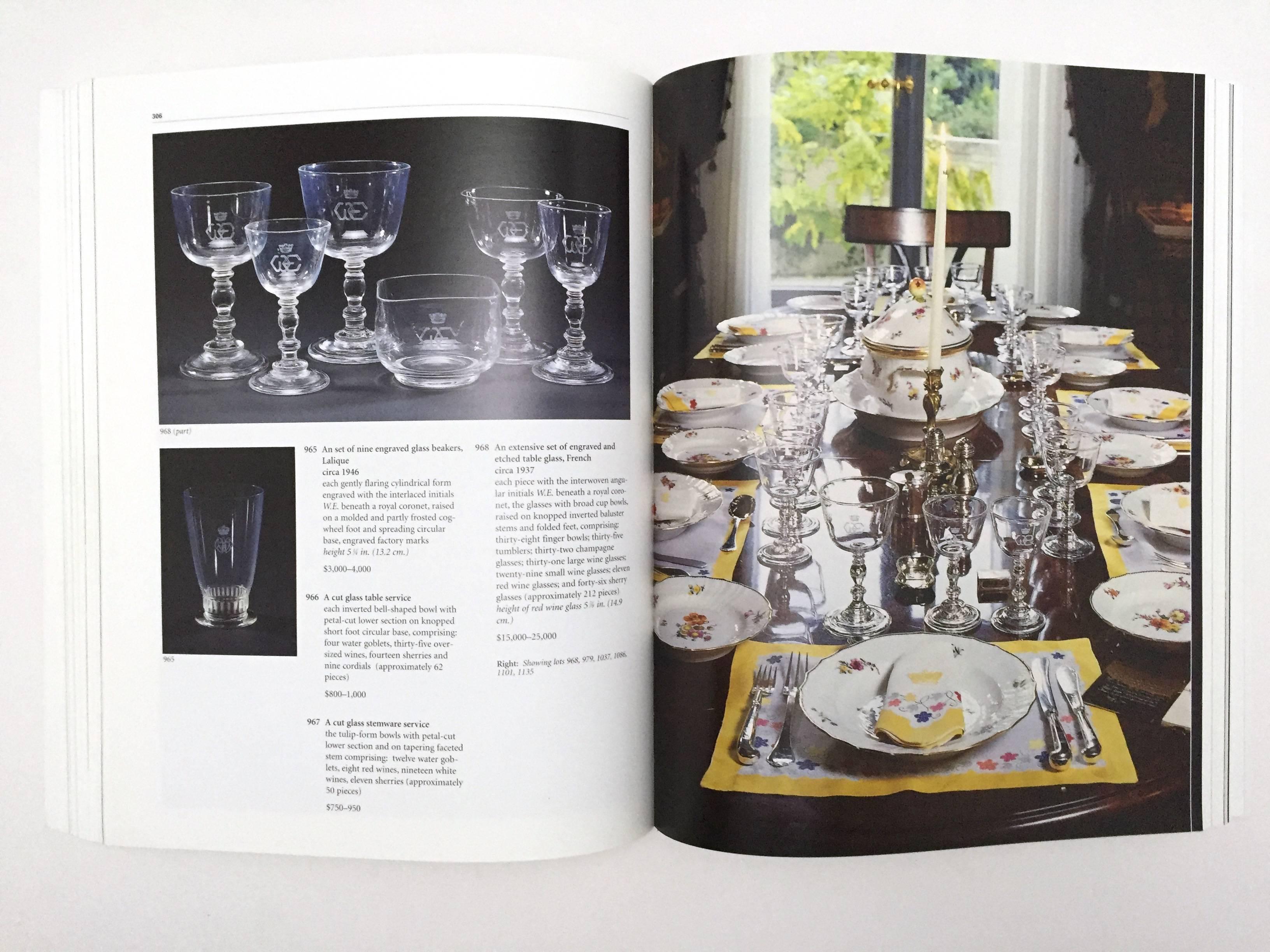 The Duke & Duchess of Windsor 1997 Sothebys Catalogues 1
