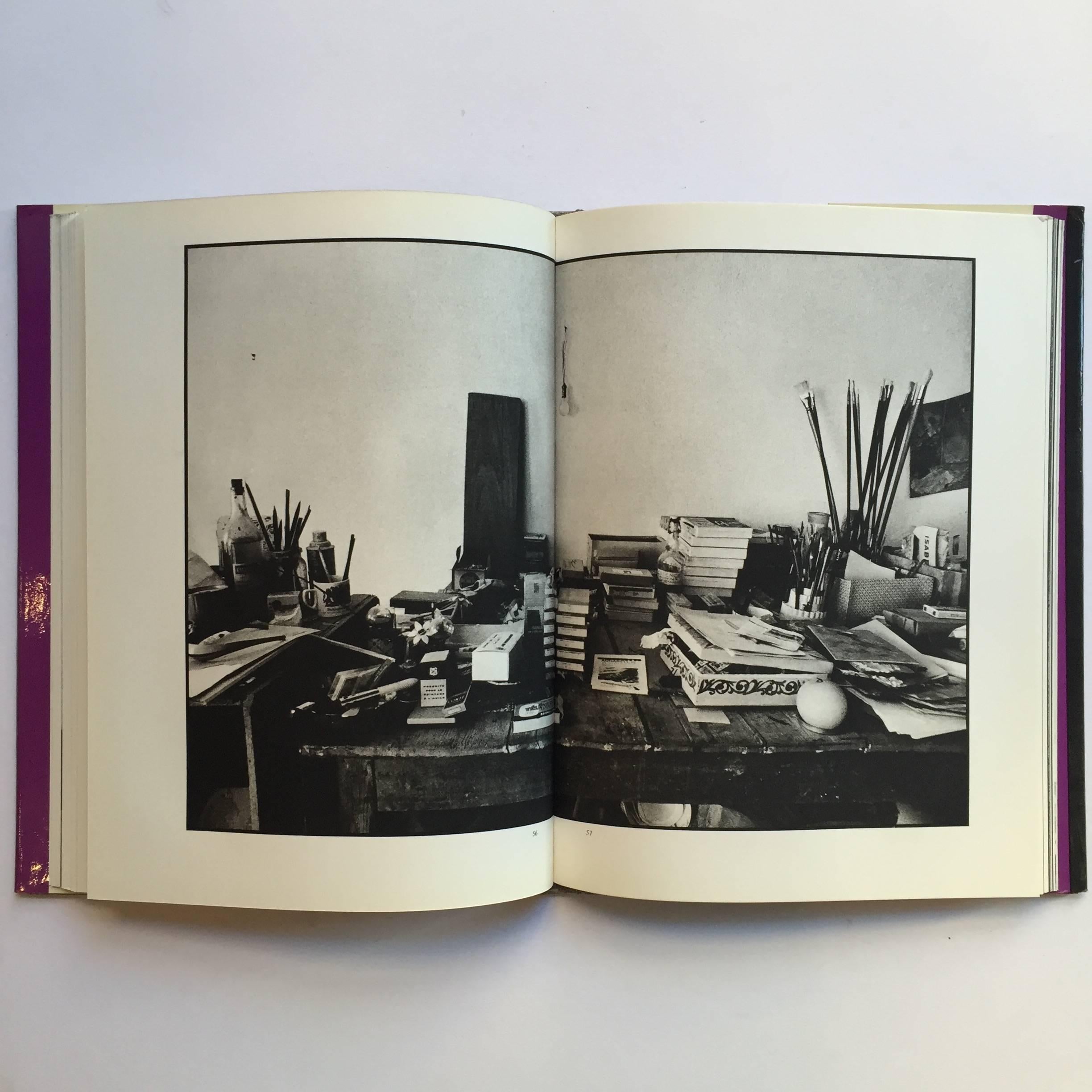 First edition, published by Collins, 1976

This book, The Silent studio, marks Picasso’s death with a series of photographs of his house, artworks and studio exactly how they were left. These moving black and white images possess both the solemn