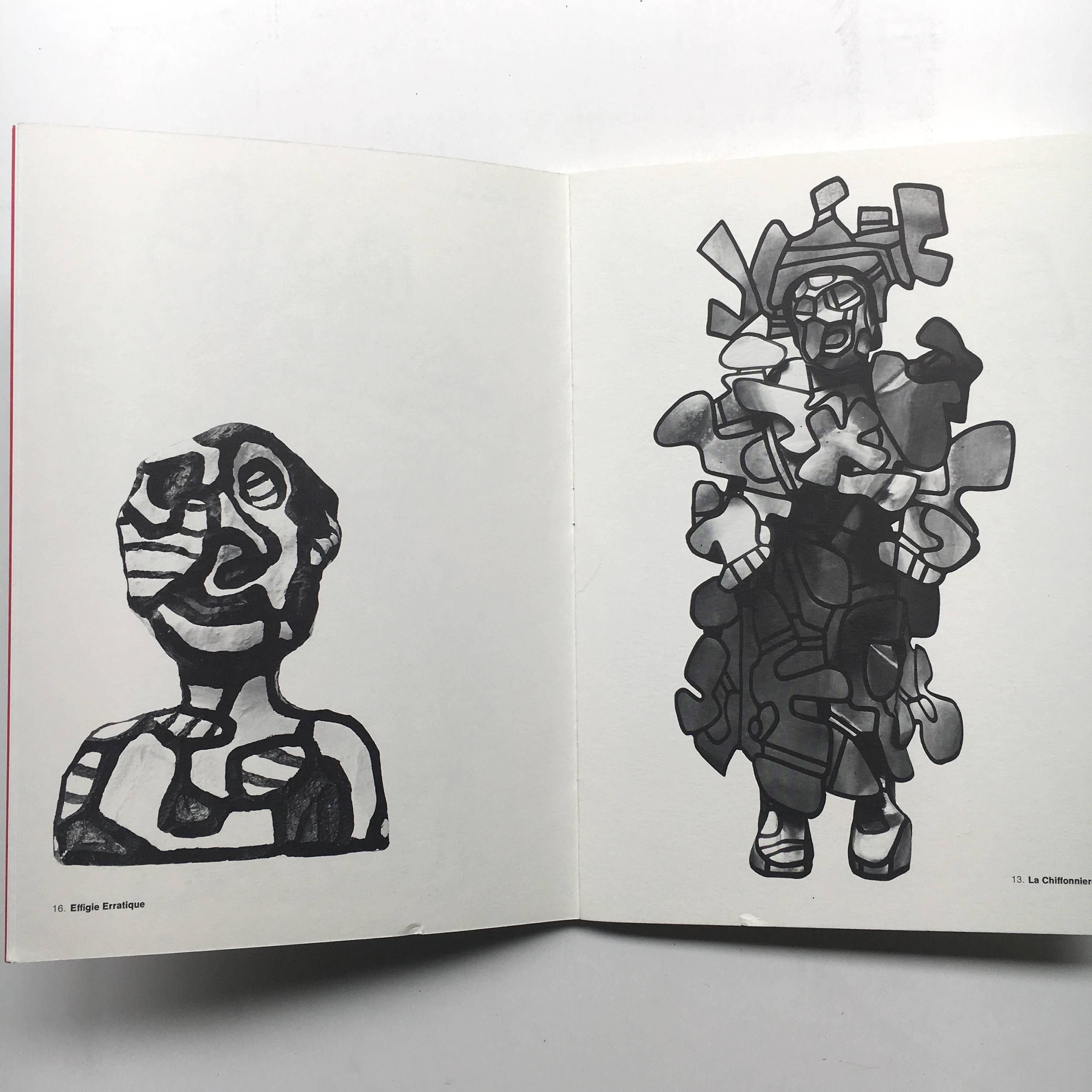 First edition, published by Pace Editions, 1973

A catalogue showcasing the unadulterated style of Dubuffet, a pioneer of 'art brut', published in conjunction with an exhibition held at the Pace Gallery, New York, in 1973. Featuring full page