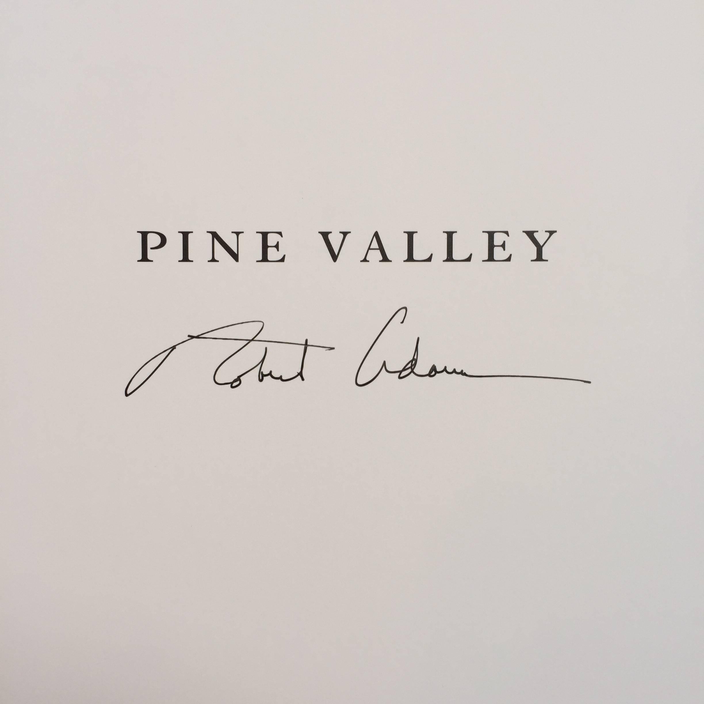 Signed First Edition, limited to 1000 copies, published by Nazraeli Press, 2005. Signed at Title Page by Robert Adams.

“The Valley is located next to Oregon’s high desert. Most of the pines for which it was named have been cut, but it is still an