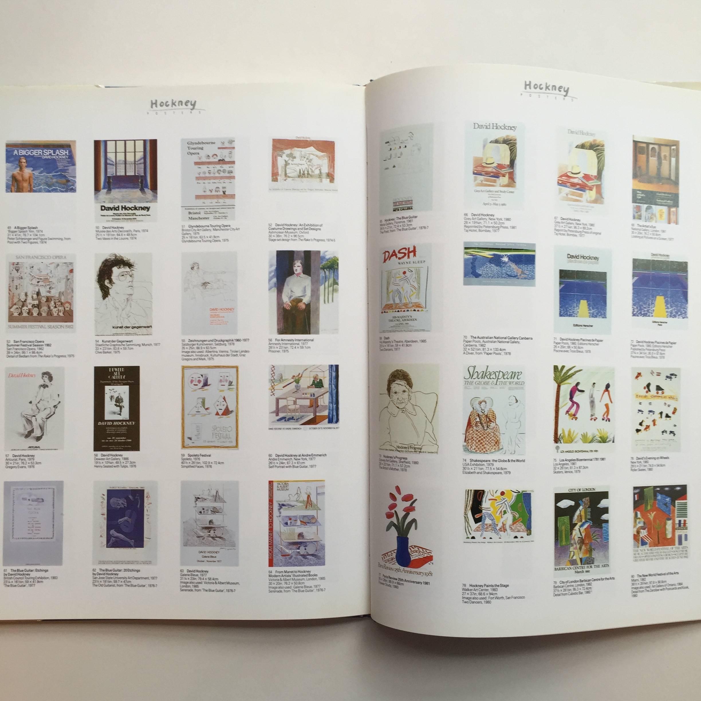First edition, published by Pavilion Books, 1987.

The posters for Hockney’s exhibitions never disappoint, usually incorporating a piece from the show they are graphically powerful artworks in their own right, poised on the line between design and