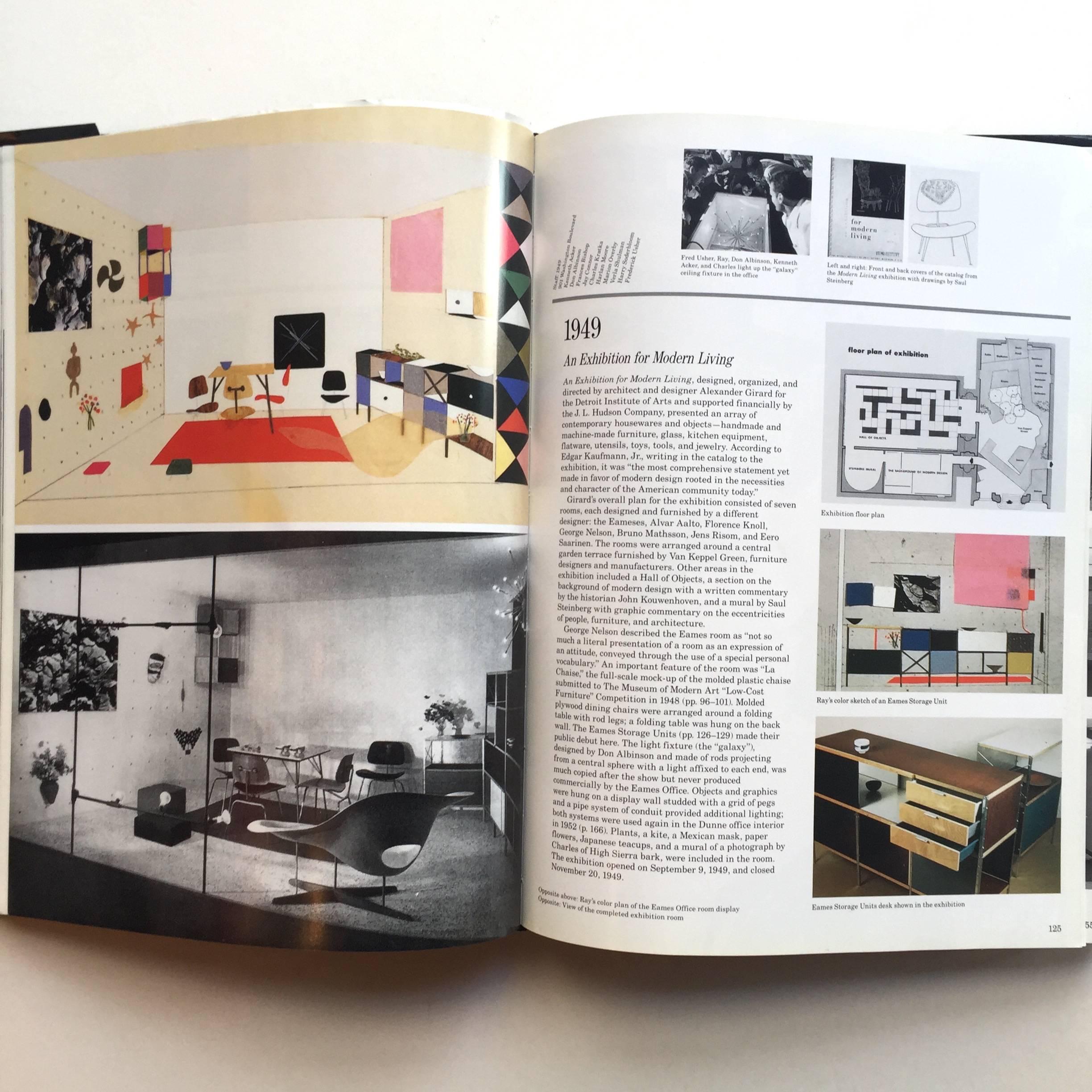 First edition, third printing, published by Harry N. Abrams, 1994. Text by John & Marilyn Neuhart and Ray Eames.

From a partnership that started with modest beginnings exploring the uses of heat-formed plywood for furniture and medical apparatus,