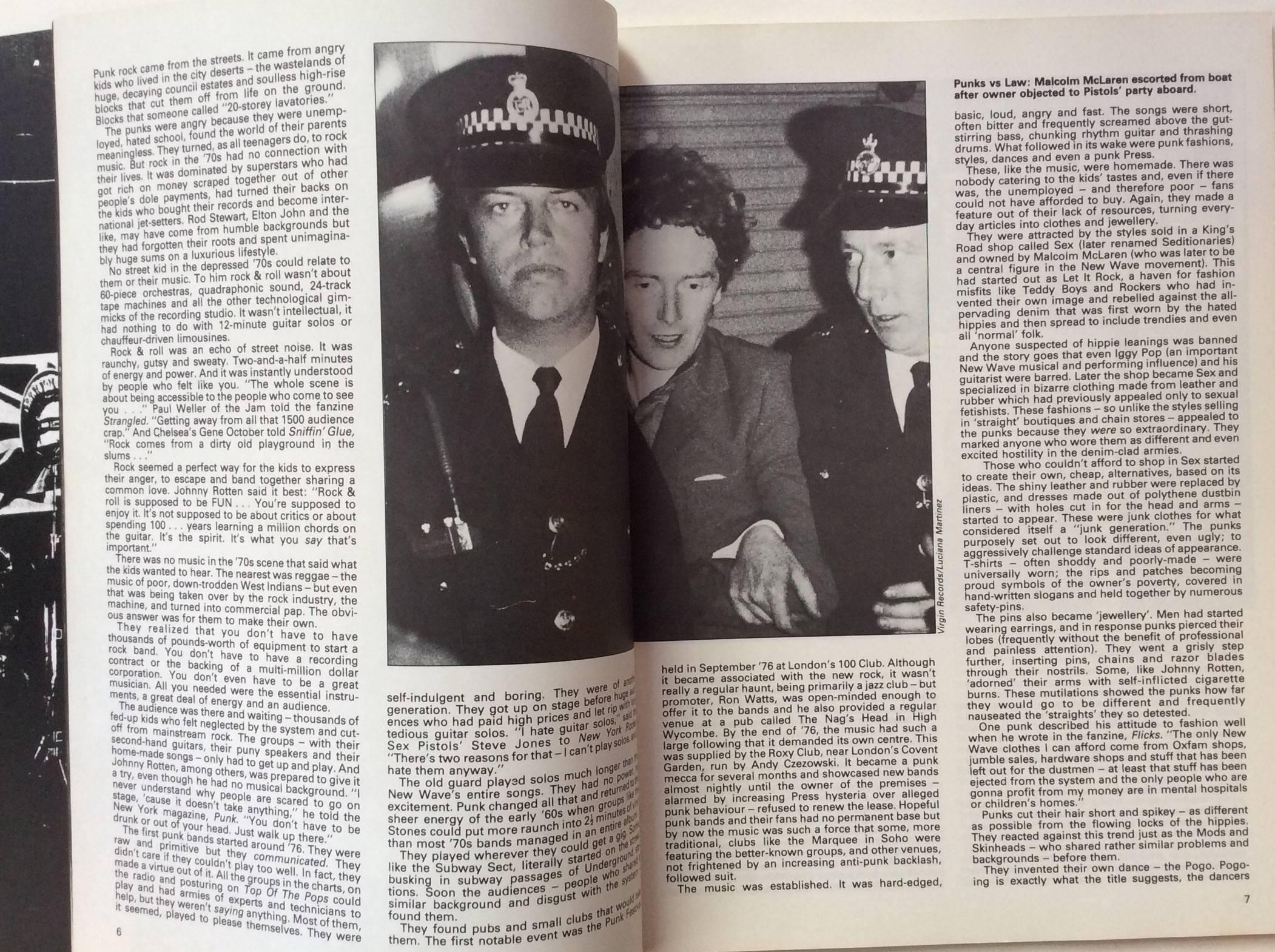 John Tobler 

Punk Rock

A Complete Guide to British and American New Wave

First edition, published by Pheobus Publishing, 1977

A complete rundown on Punk and New Wave artists from the Adverts to the Clash to the Damned. Punk Rock in all its