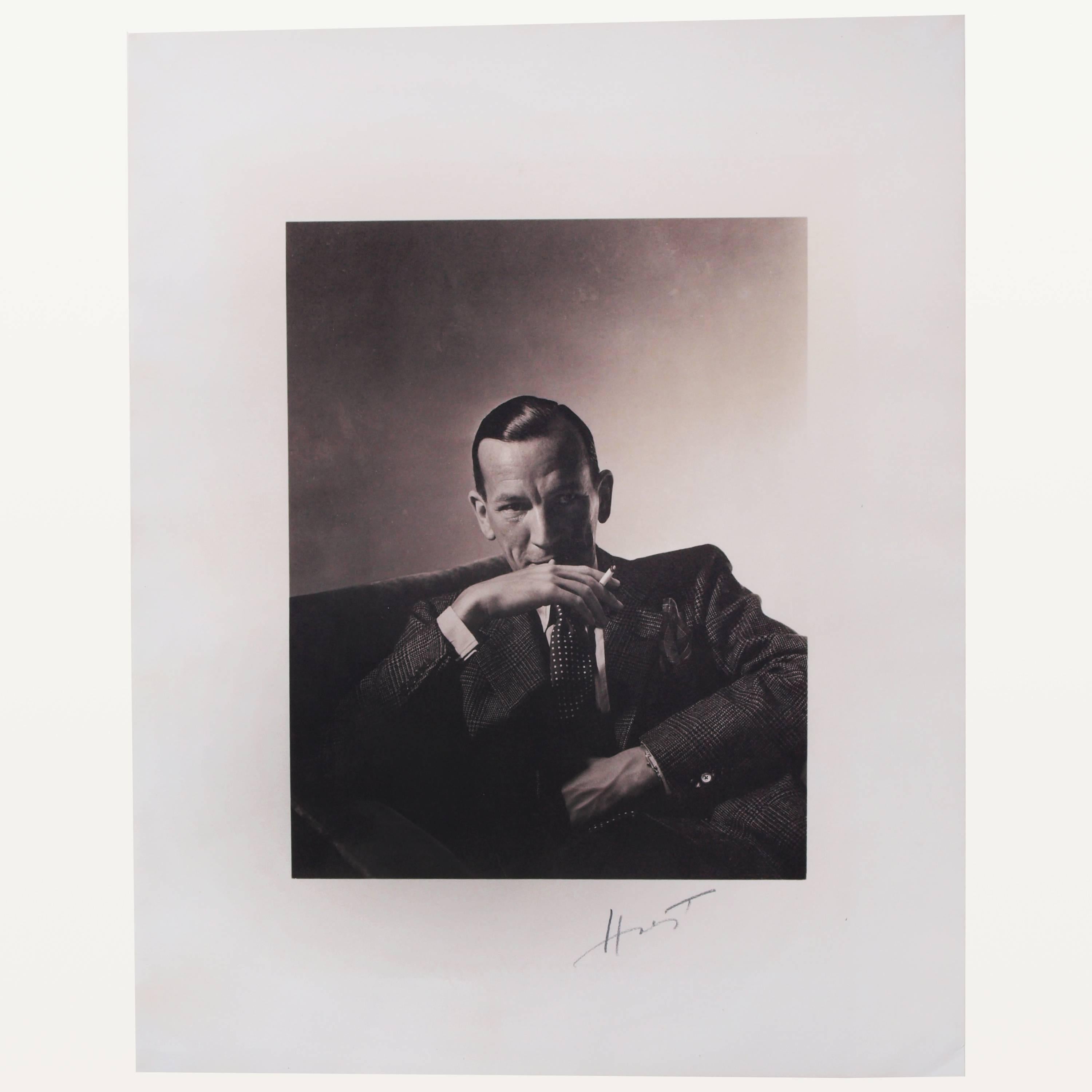 Américain Horst P Horst, Noel Coward, imprimé platine en vente