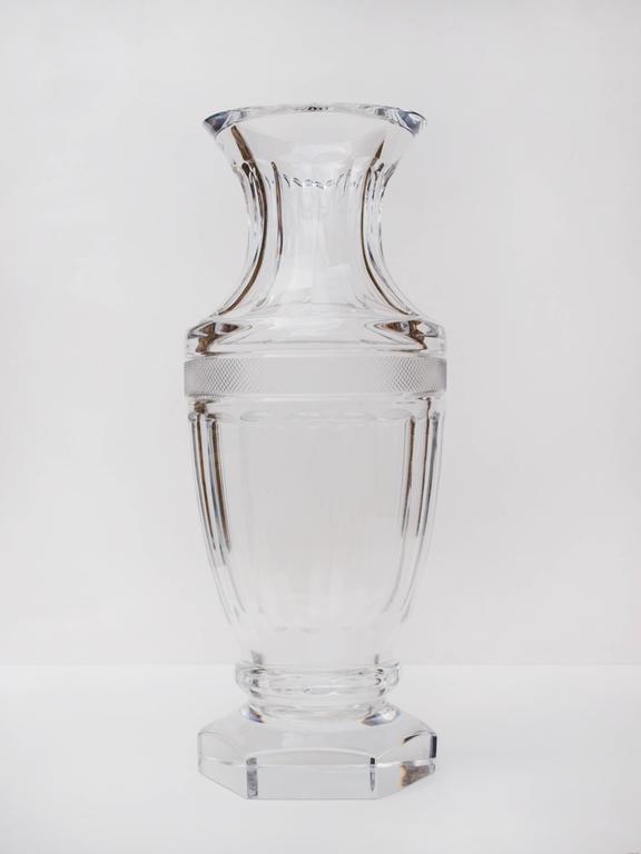 Rogaska Large Crystal Vase at 1stDibs