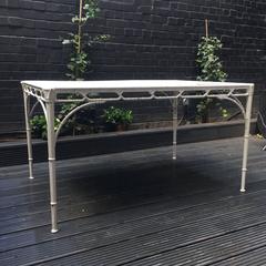 1960s Faux Bamboo Patio Set in the Style of Brown Jordan