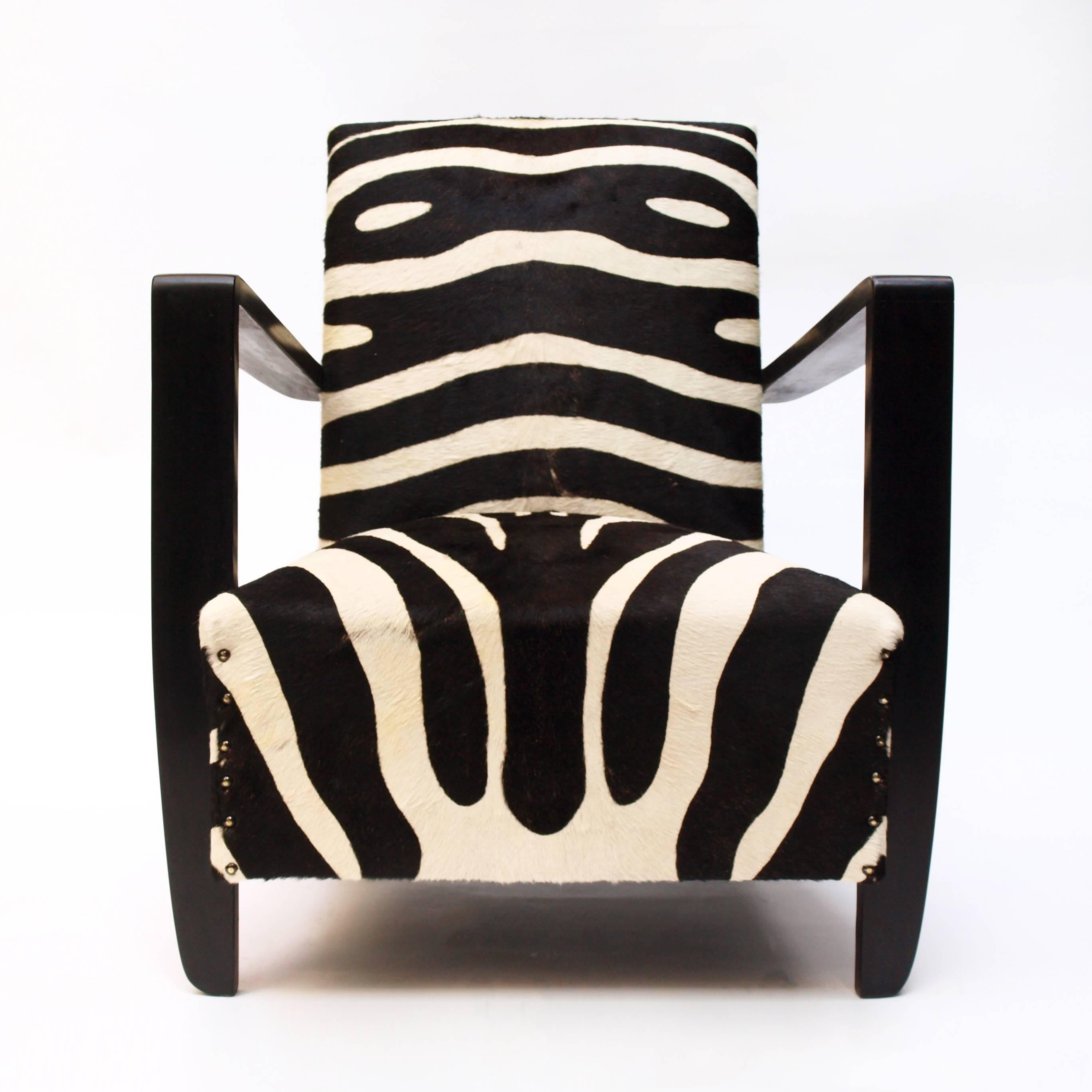 Art Deco French 1930s Chair in the manner of Rene Gabriel