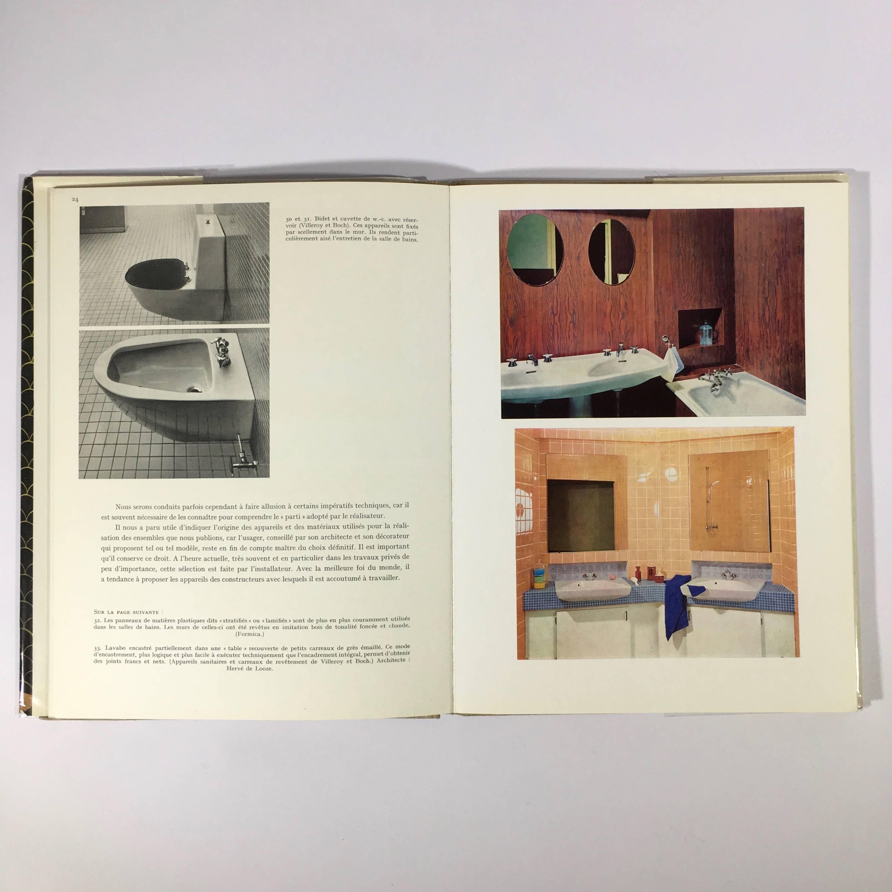 First edition 1965 Salles des Bains et Salles D'Eau by Herve de Looze
A truly amazing book of historical importance but also for bathroom ideas.