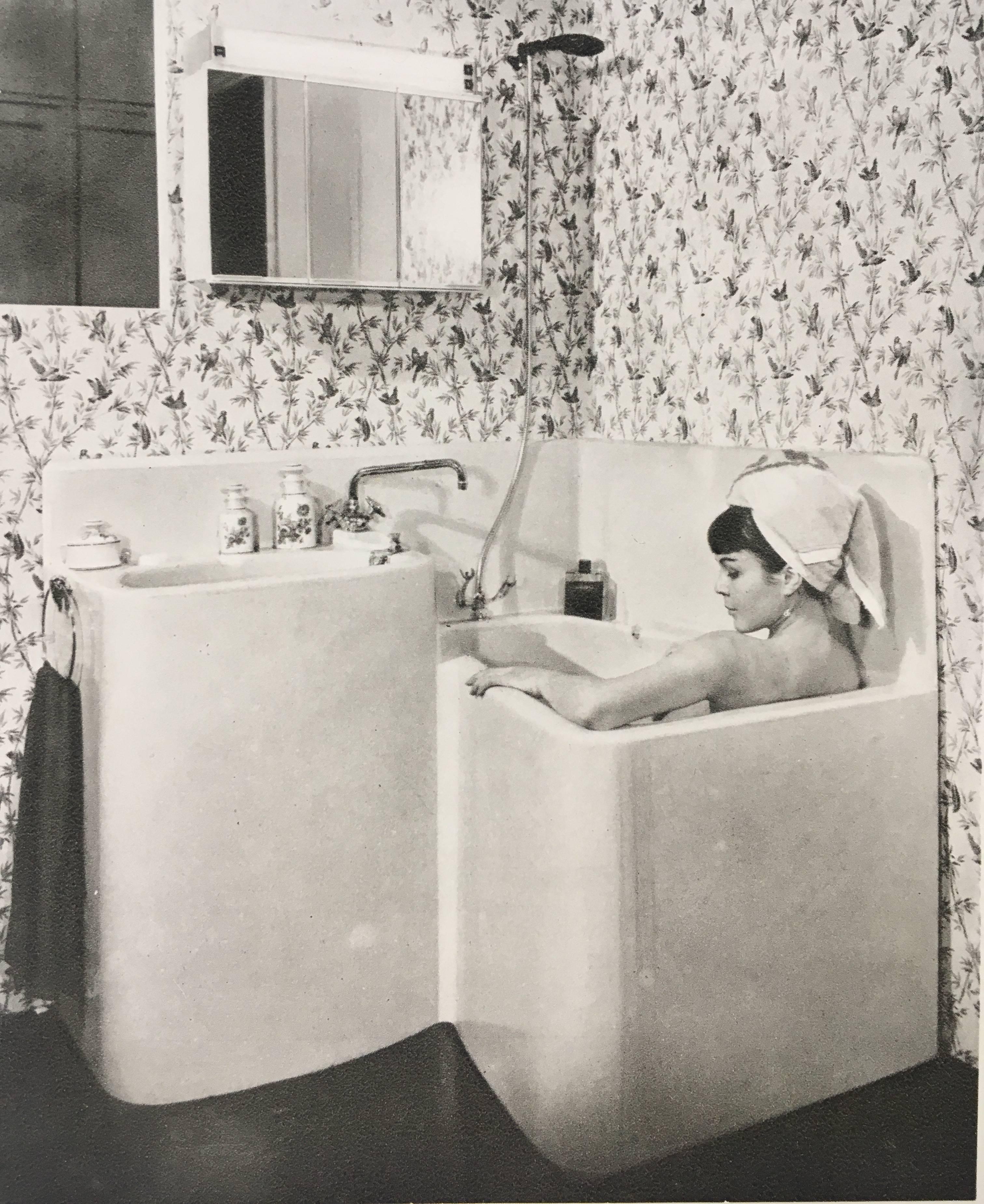Mid-20th Century Wonderful Book on Bathroom Interiors, 1965