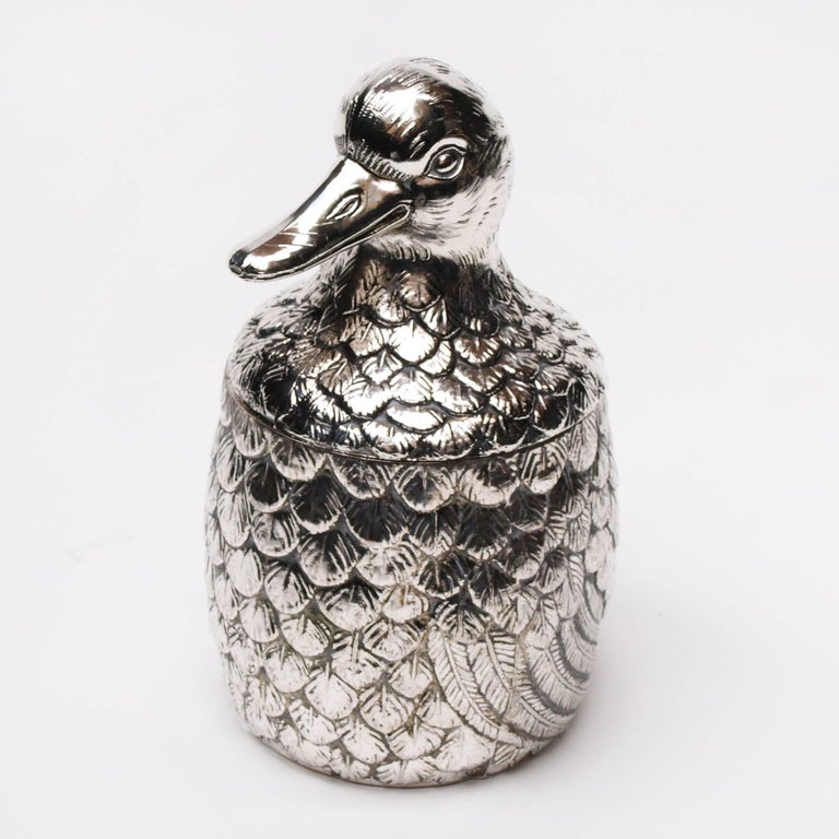 Mauro Mallard Duck Ice Bucket at 1stDibs