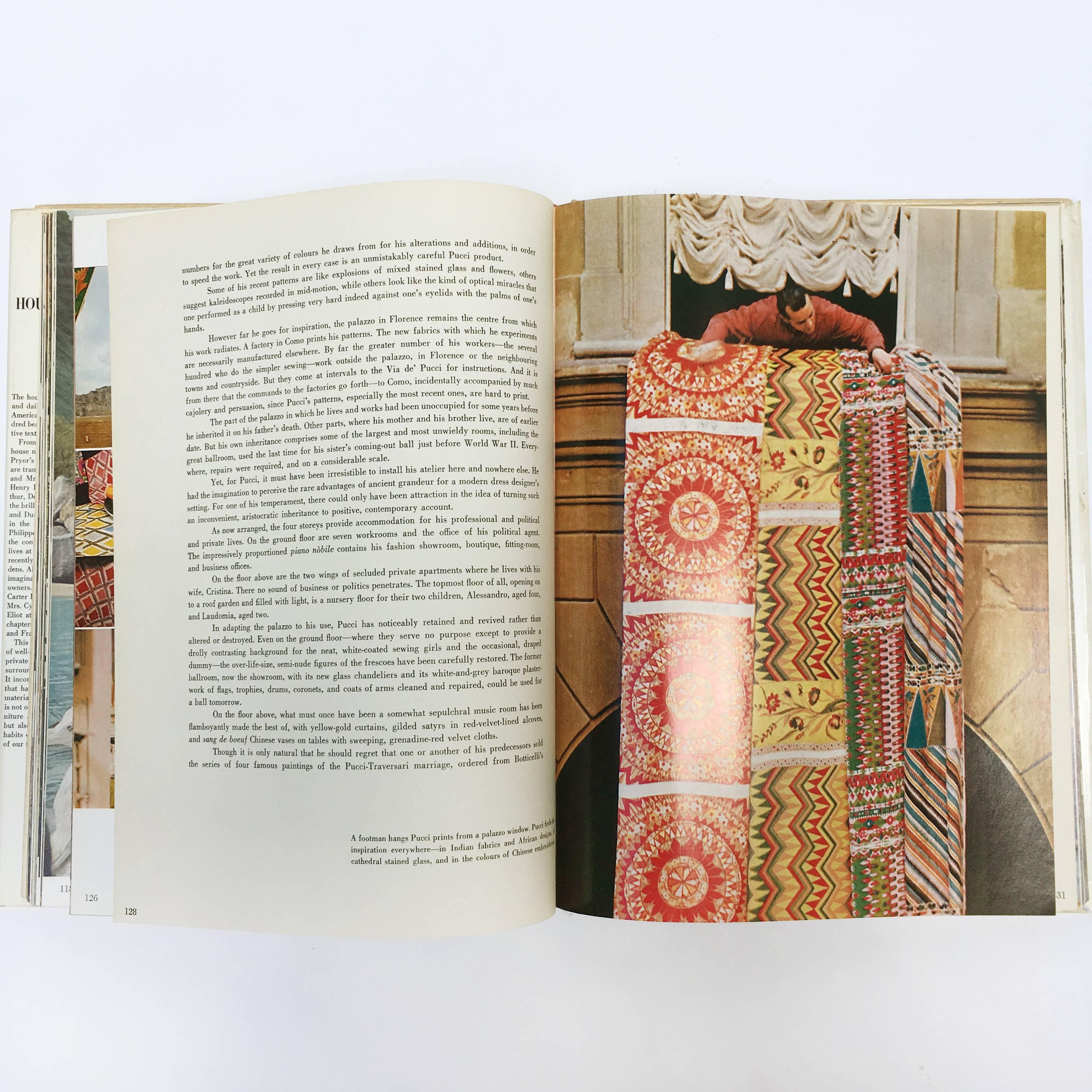 Mid-20th Century Vogue's Book of Houses, Gardens, People - Horst, Vreeland, Lawford - 1st, 1968 For Sale