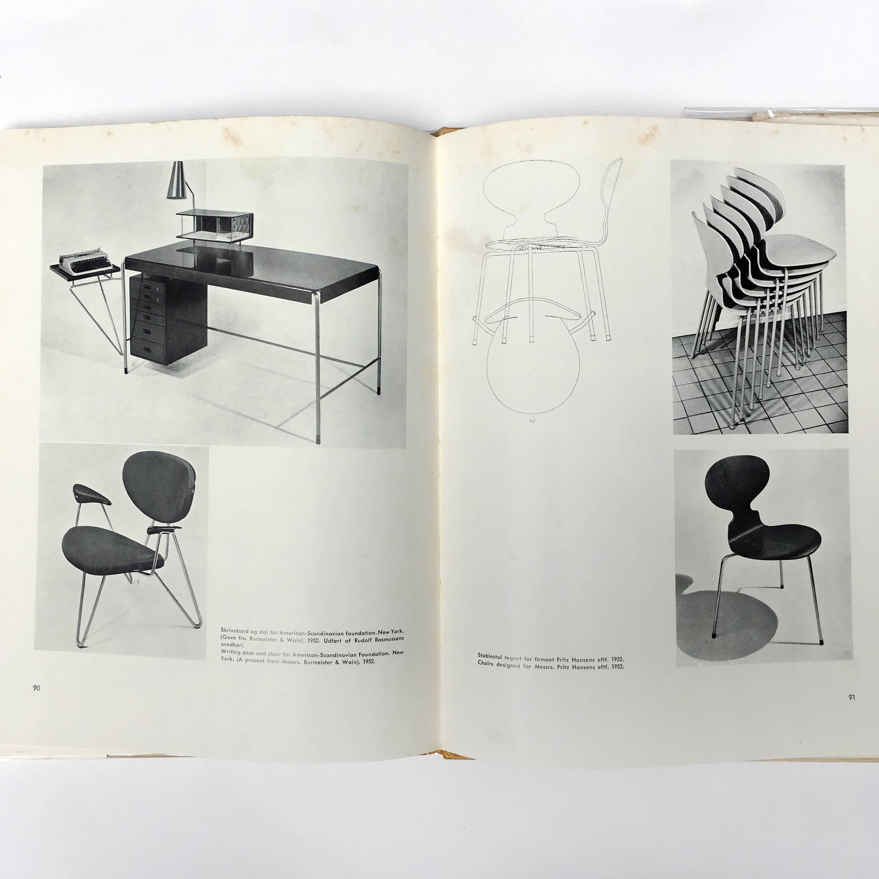 First edition, published by Arkitektens Forlag, København, 1954

Scarce, especially in its original dustjacket– this profusely illustrated monograph on the work of Arne Jacobsen by Johan Pedersen gives a concise, yet broad view of the architect’s