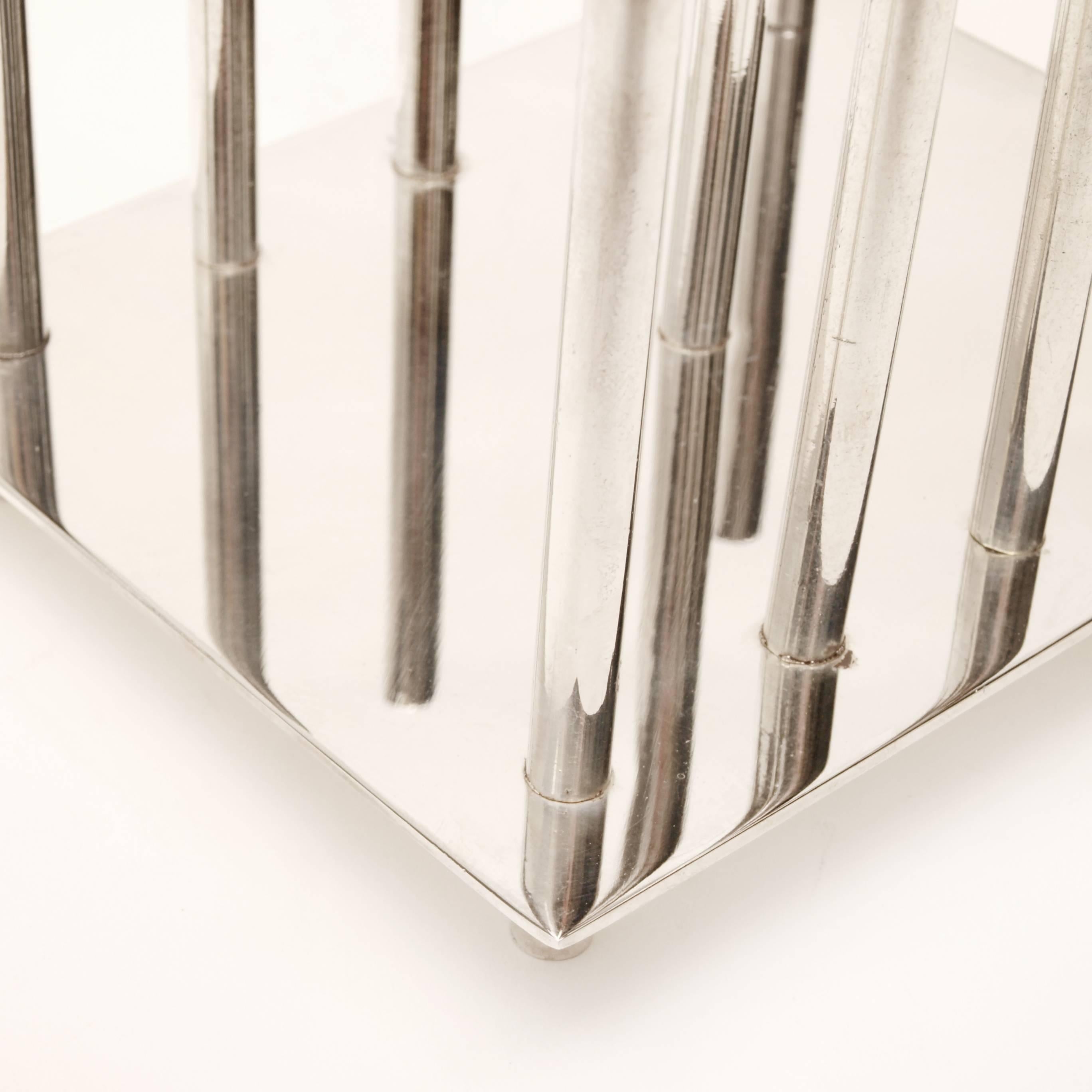 Christopher Dresser Style Silver Plated Toast Rack 1