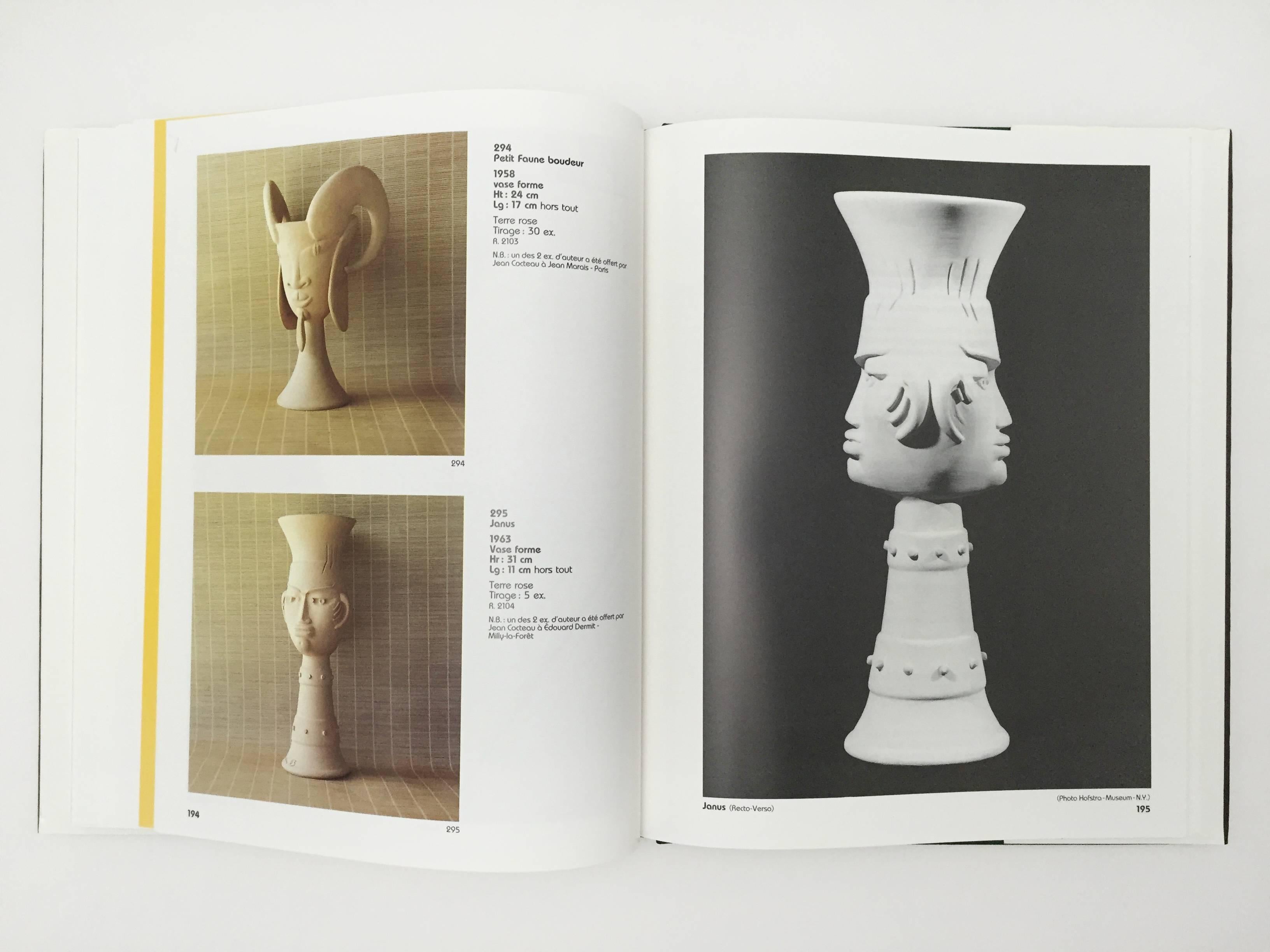 French Jean Cocteau, Poteries, Catalogue Des Ceramiques, 1957-1963