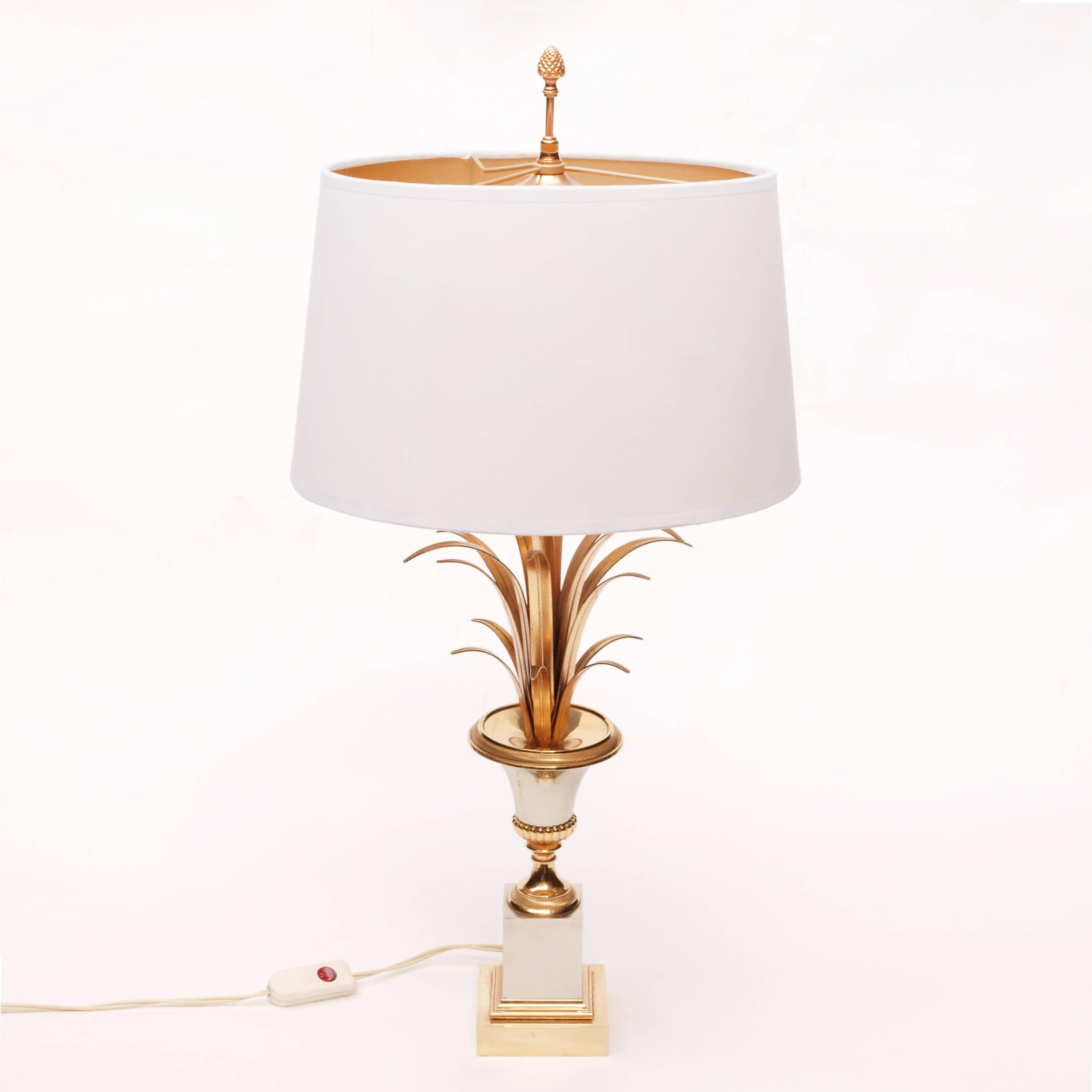 Late 20th Century Maison Charles Style Pineapple Lamp