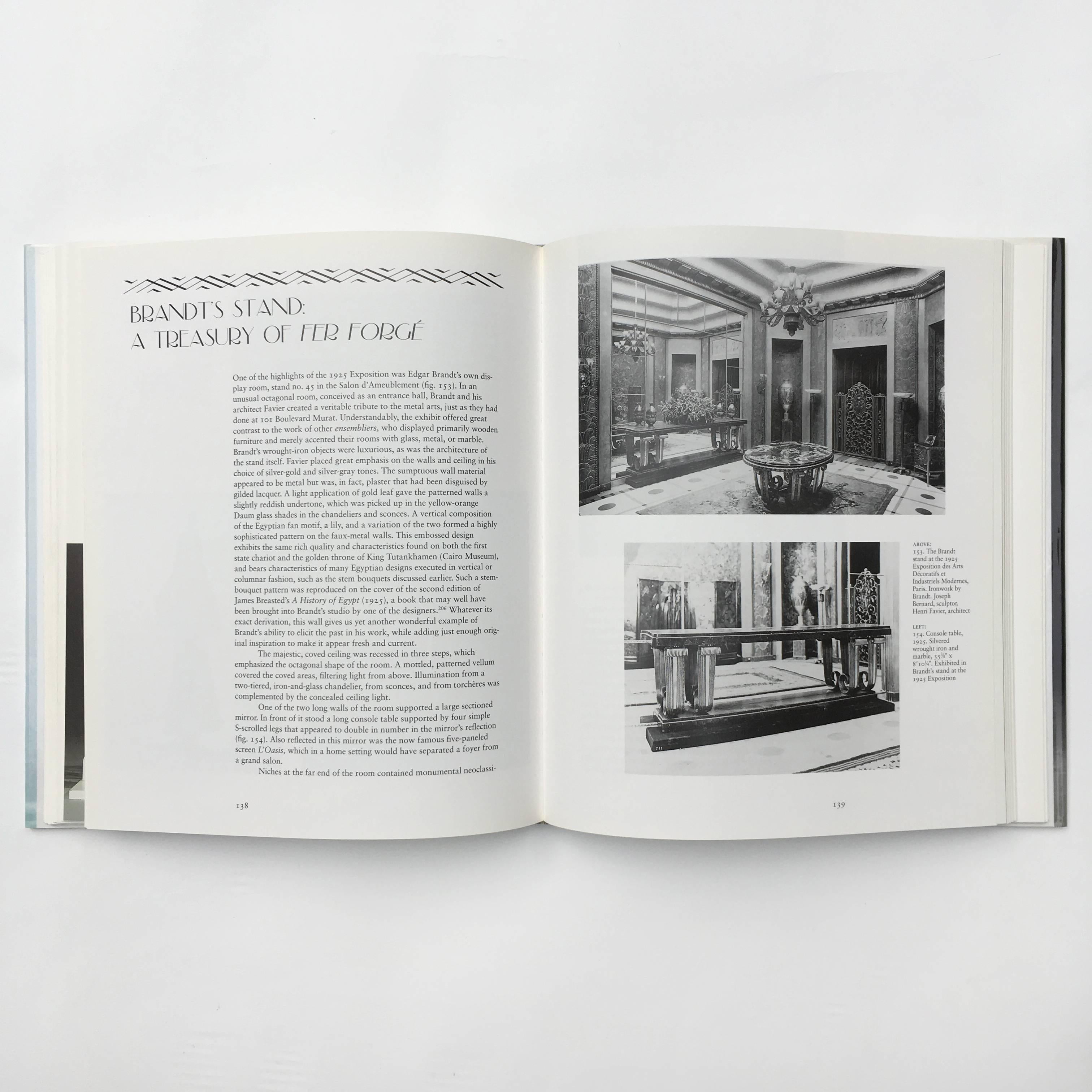 First edition, published by Harry N. Abrams, 1999

A comprehensive retrospective monograph on the history, production and design of Edgar Brandt’s Art Deco ironworks. From grand facades and gates to letter openers and lampshades.
 