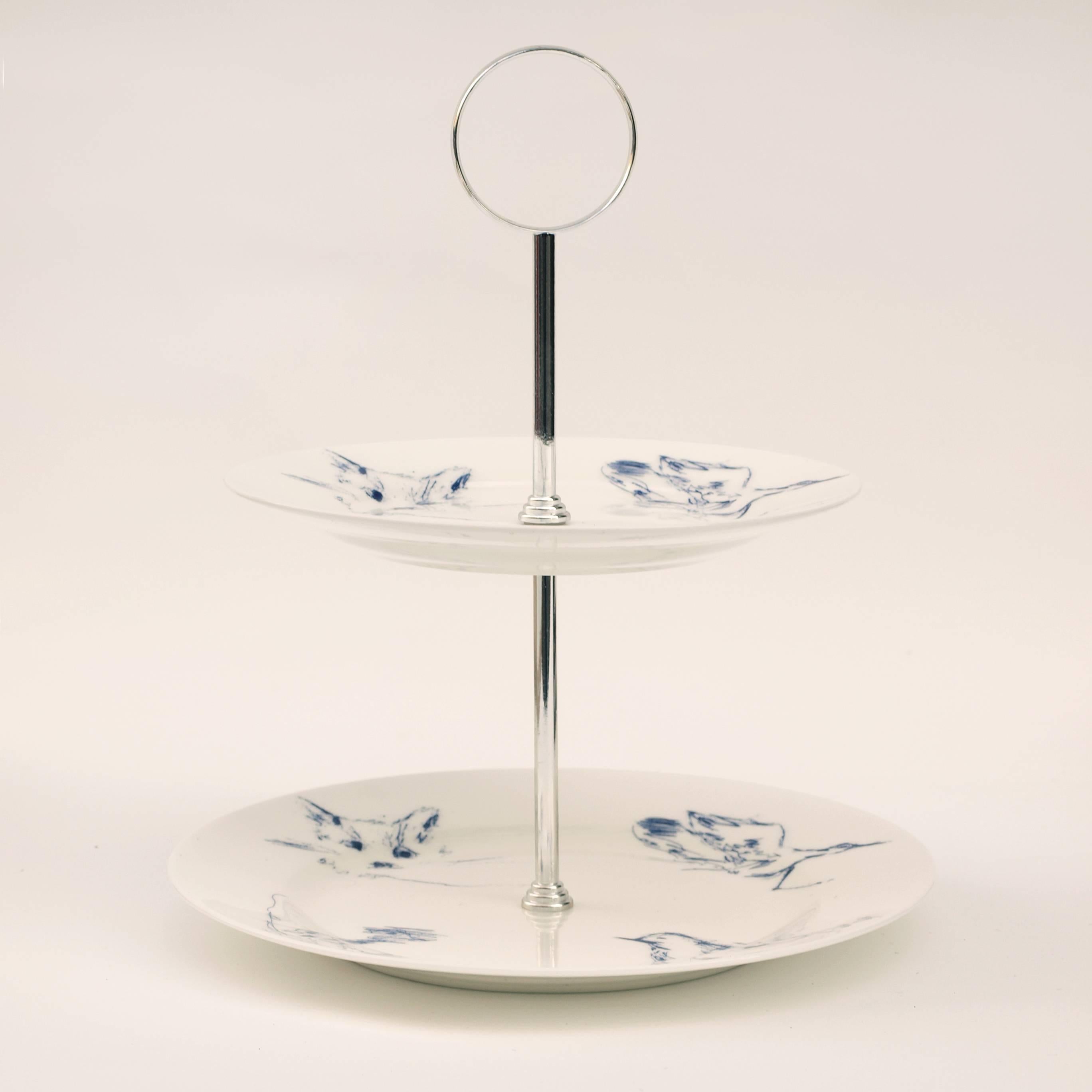 bird cake stand