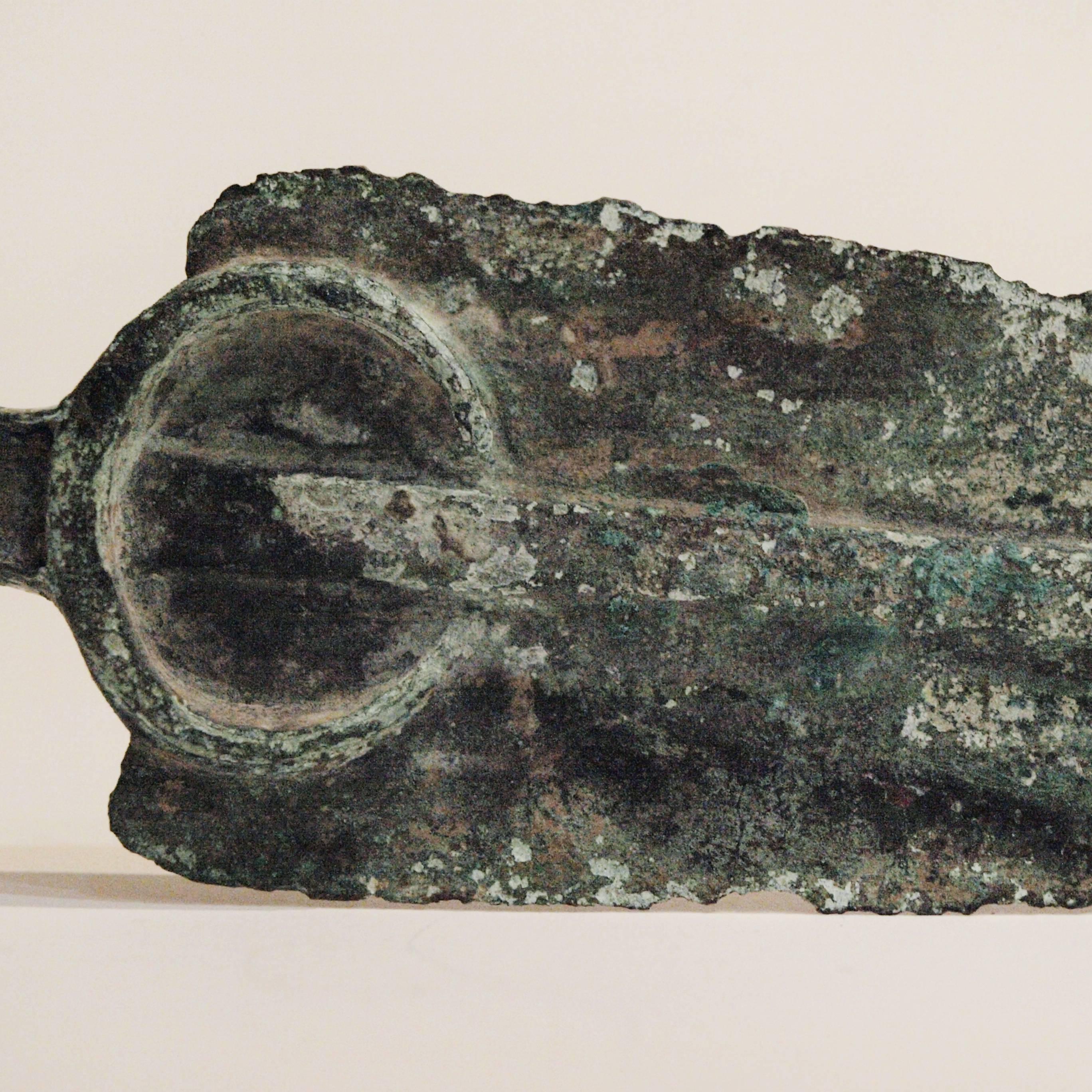 Other Ancient Crescent Hilt Bronze Luristan Dagger, 1000-1200 BC