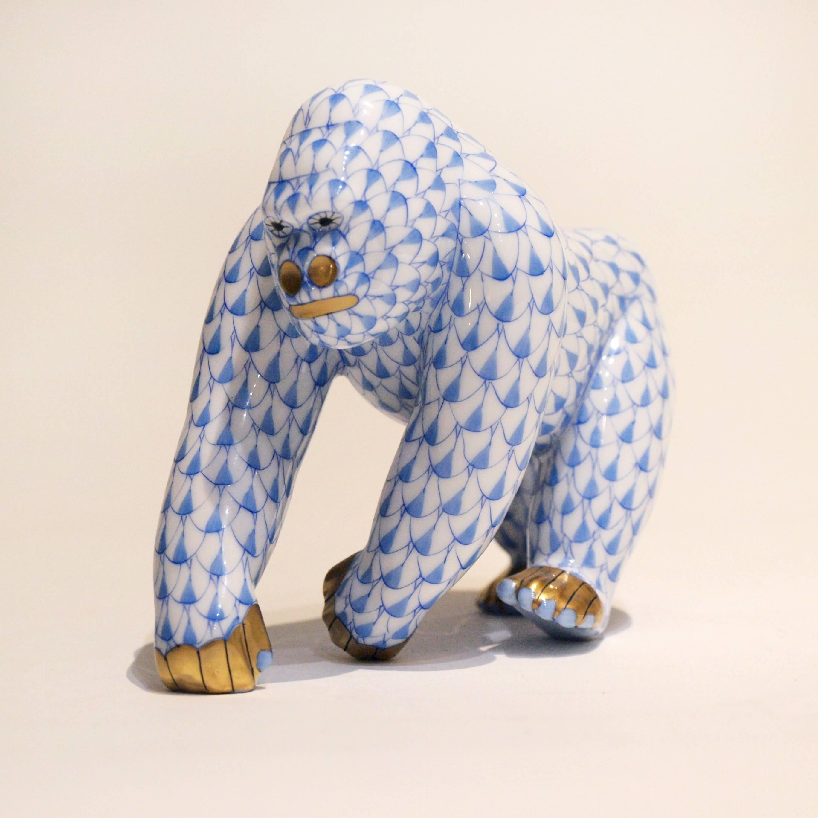 Herend Porcelain Gorilla In Excellent Condition In London, GB