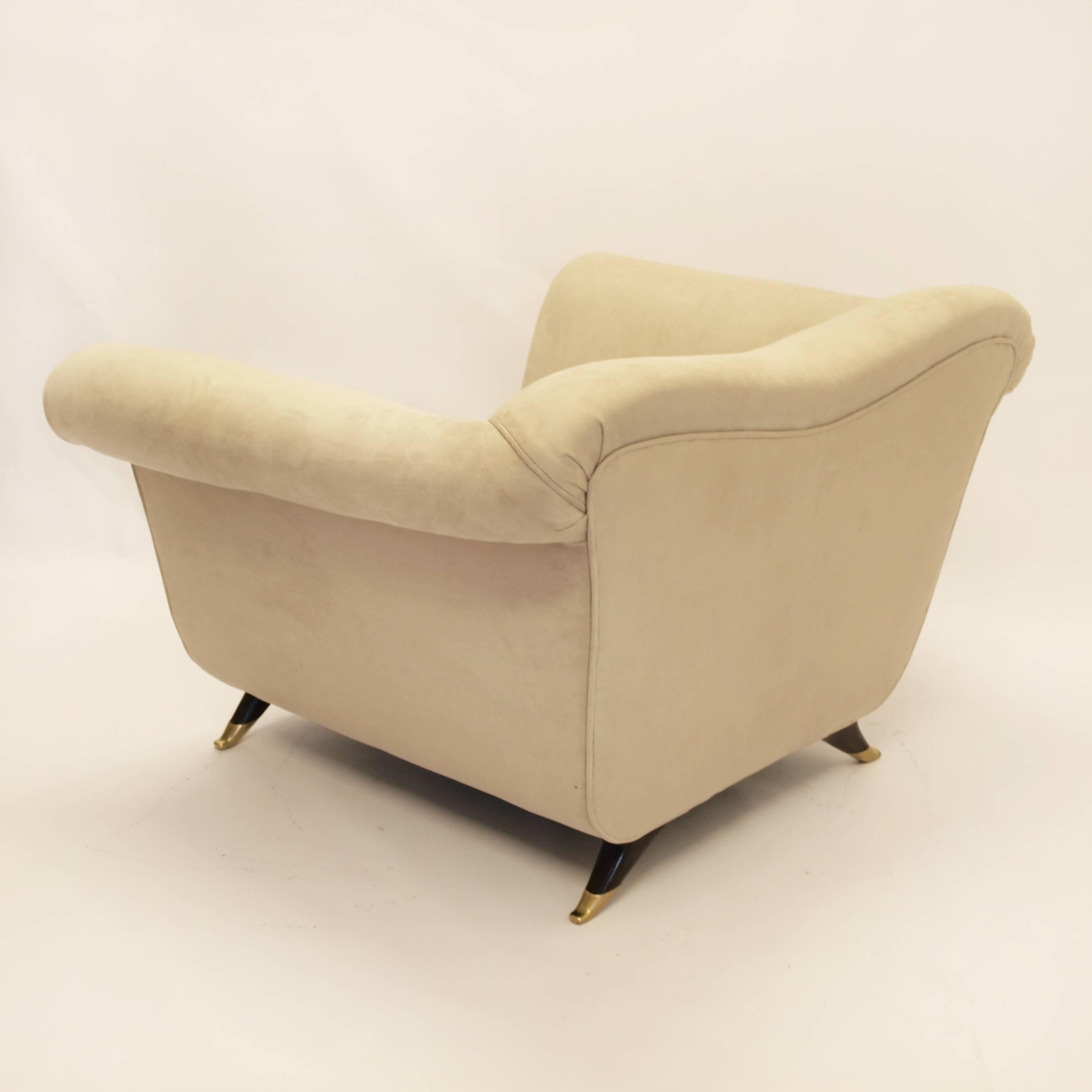Pair of 1940s Armchairs Attributed to Guglielmo Ulrich 3