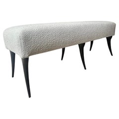 Ico Parisi Sculptural Ebonized Bench circa 1950