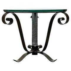 Französisch Art Deco 1940er Jahre Schmiedeeisen Tisch