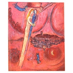 Marc Chagall 'Le Cantique des Cantiques' 1975 Firmato