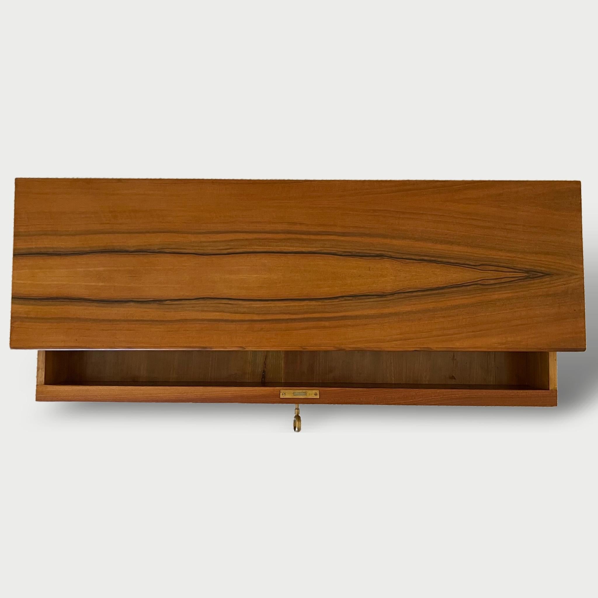 Art Deco Italian Floating Console Attributed to Piero Bottoni circa 1940 For Sale