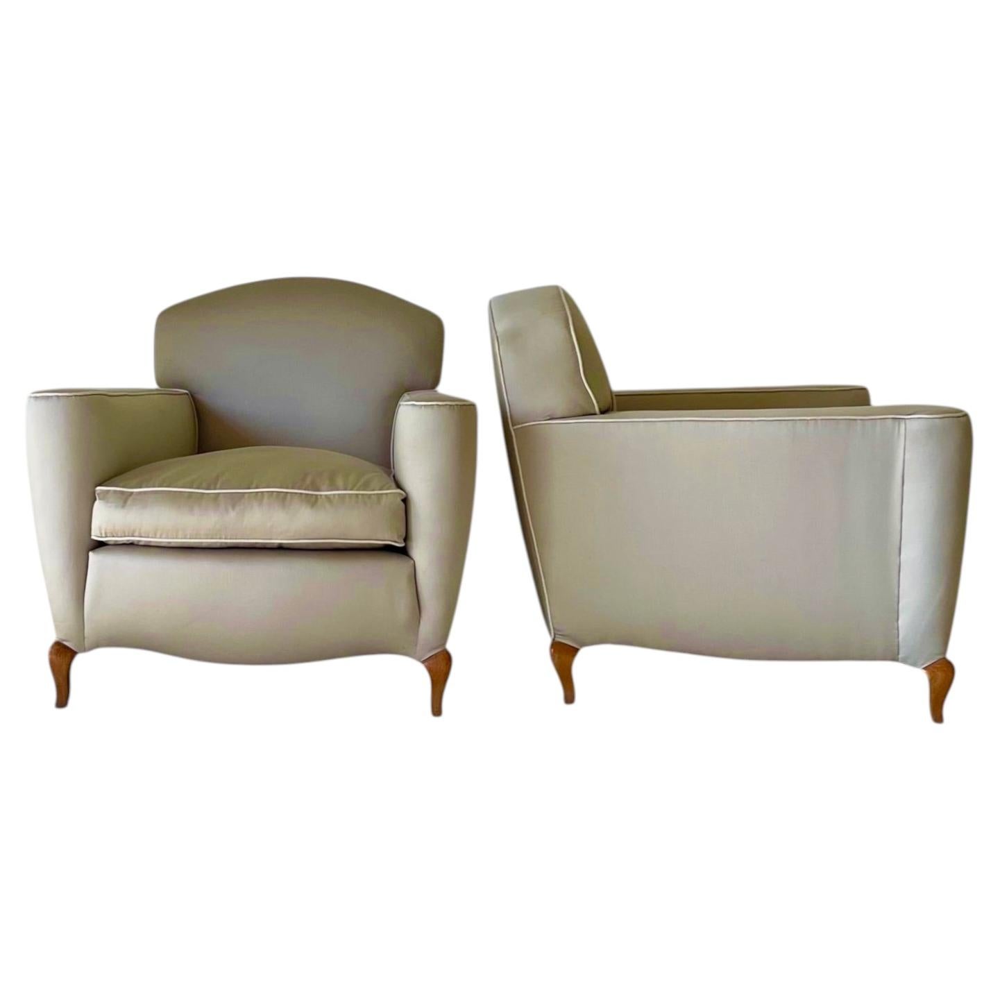 René Prou Lounge Chairs circa 1930