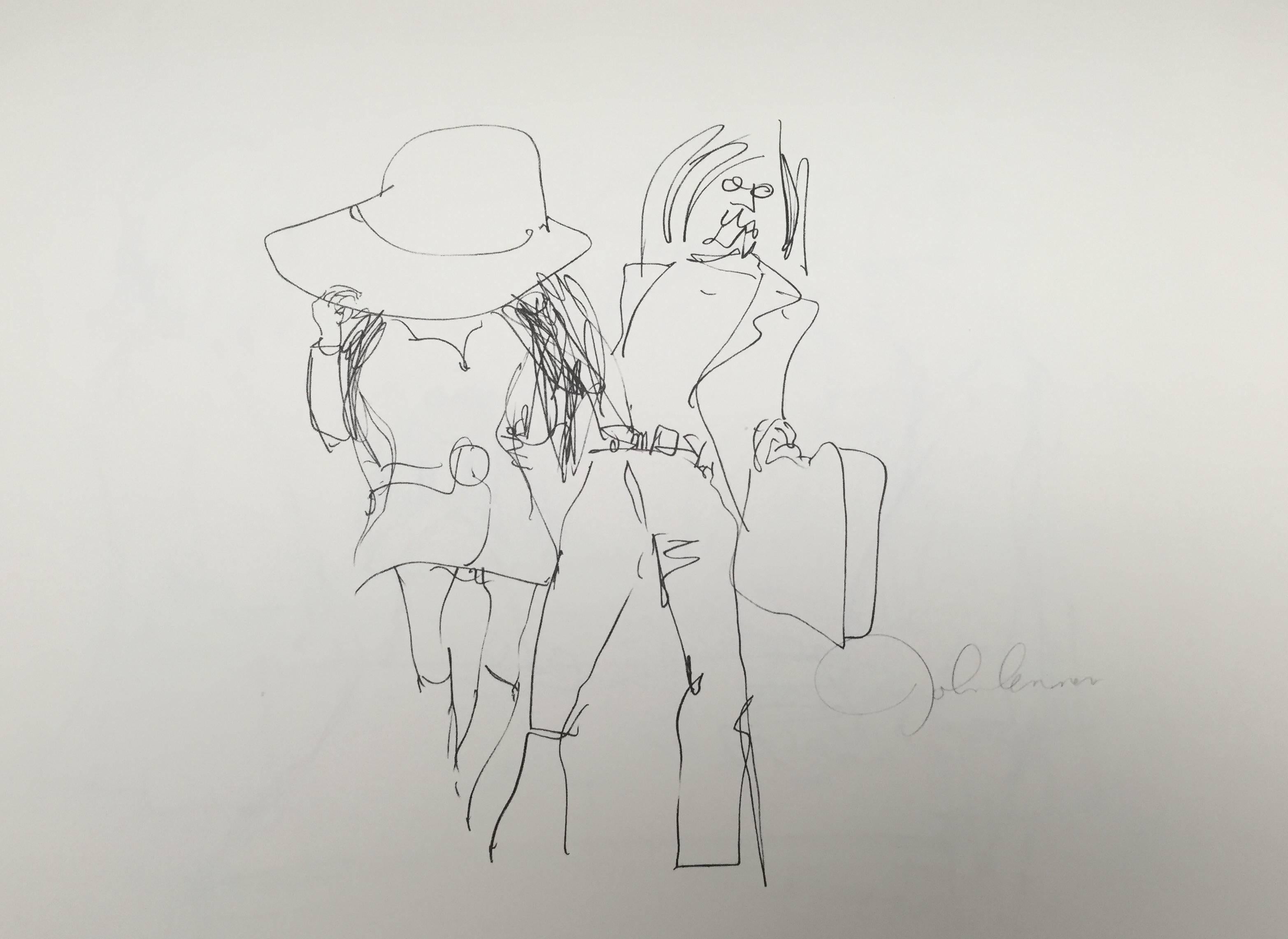 First edition, published by Lee Nordness Galleries, 1970.

The catalogue from an exhibition of lithographs by John Lennon. The drawings are mostly of John and Yoko, many starting to show Lennon's signature line drawing style. The exhibition was