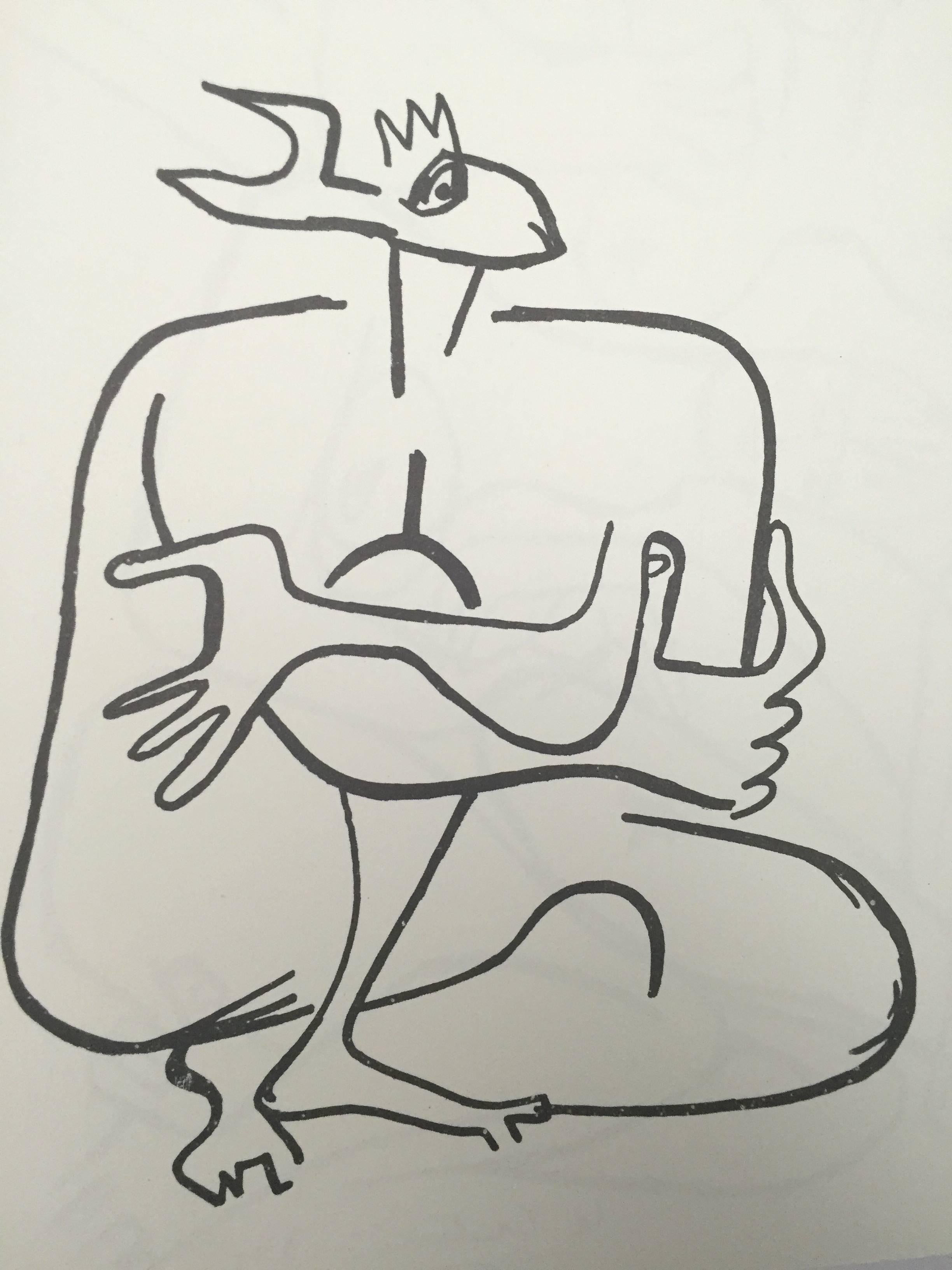 First edition, Éditions Forces Vives, 1968.

A scarce edition of drawings by Le Corbusier, best known for his architectural and furniture designs. The styles vary between more figurative portraiture moving in to the abstract, with clear links in