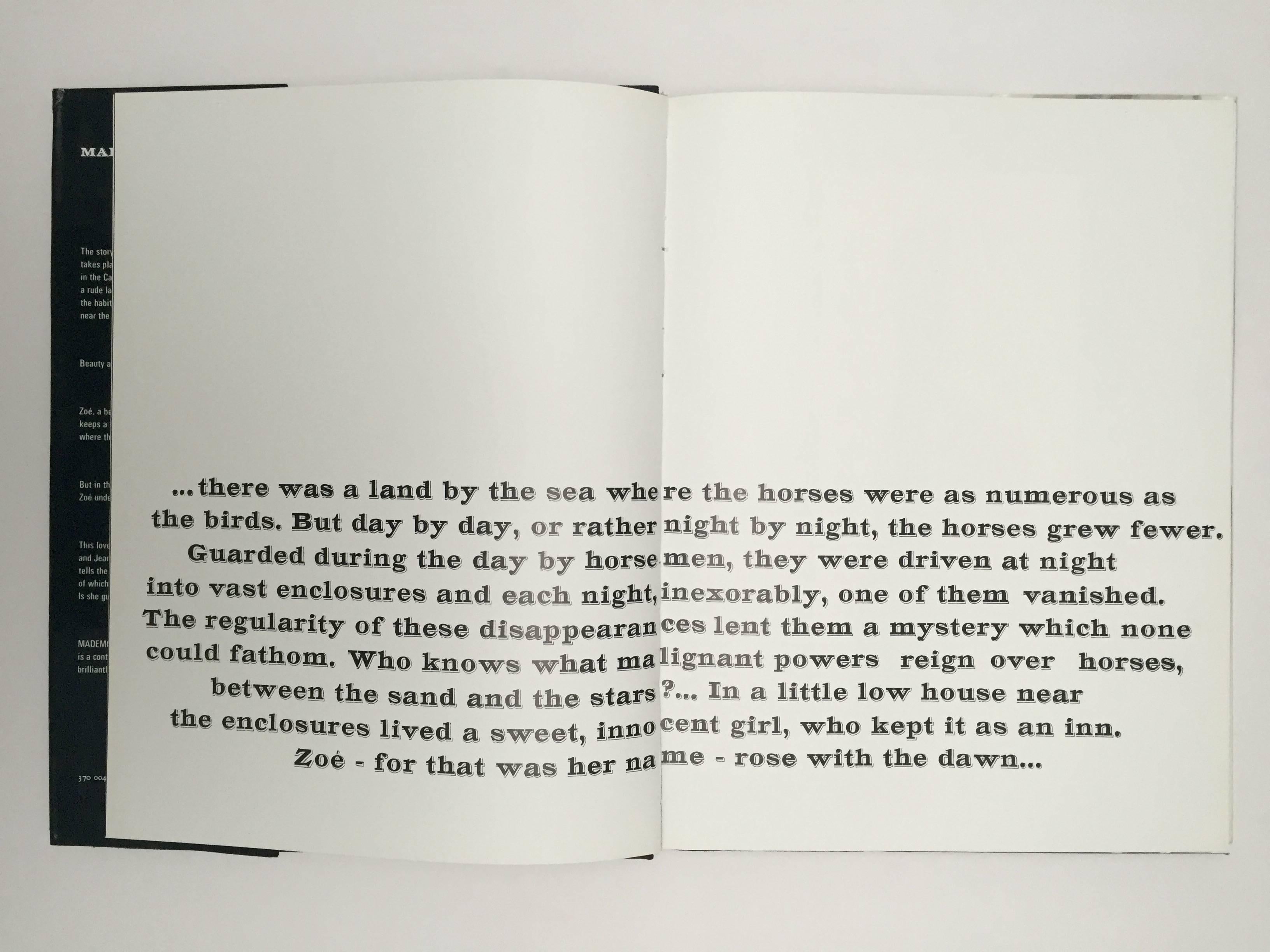 Première édition, The Bodley Head, 1968.

L'un des livres de photos les plus importants des années 1960. Un récit illustré qui suit une jeune fille nommée Zoe qui tient une auberge fréquentée par de mystérieux 